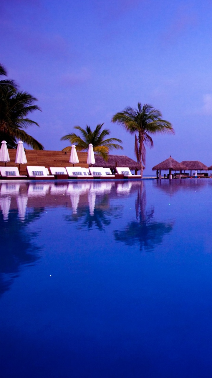 Обои Велассару Мальдивы, пляж, прибежище, море, 5-звездочный в разрешении 720x1280