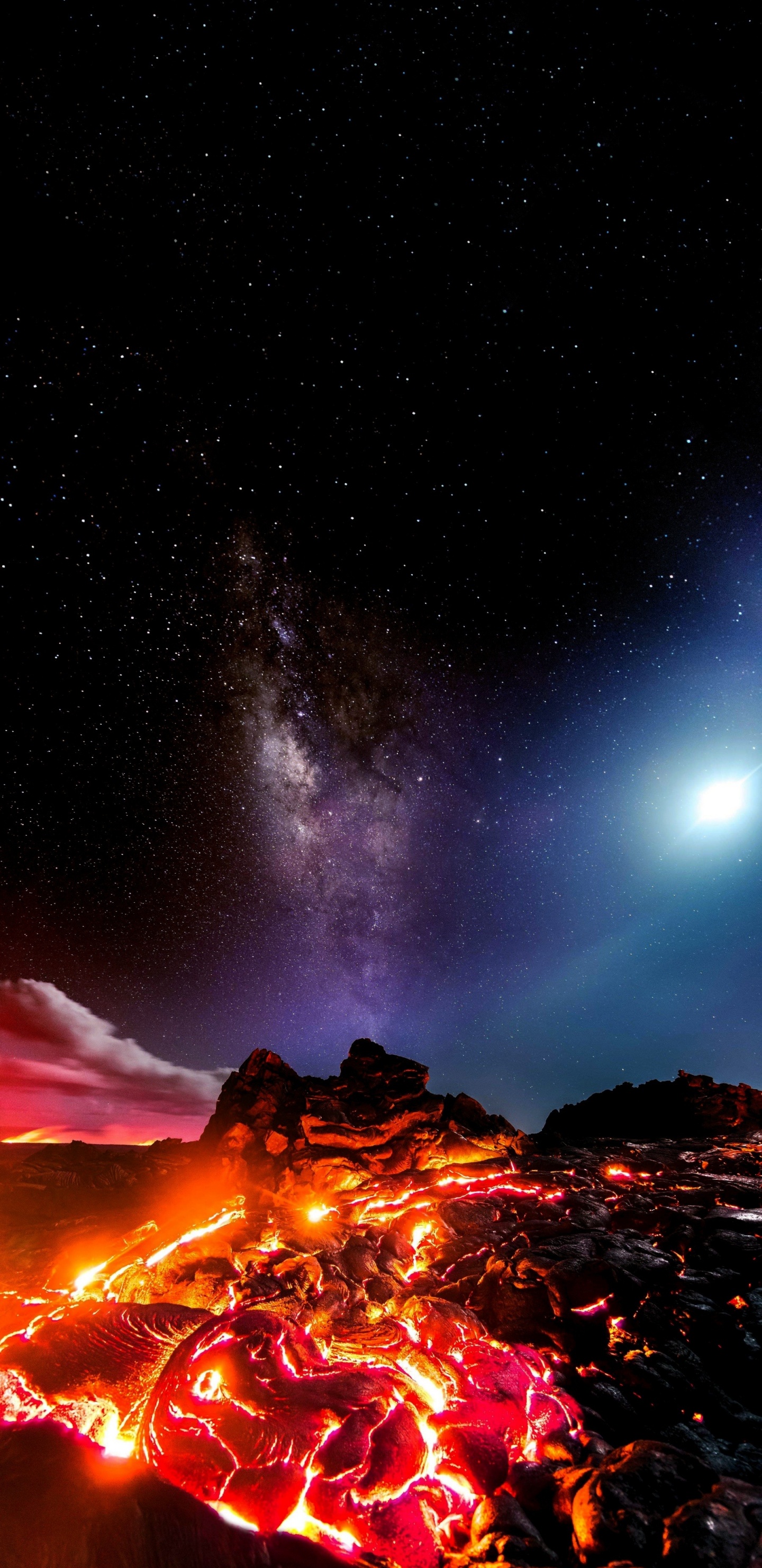 Обои Майк Мезель II, атмосфера, свет, природный ландшафт, мир в разрешении 1440x2960