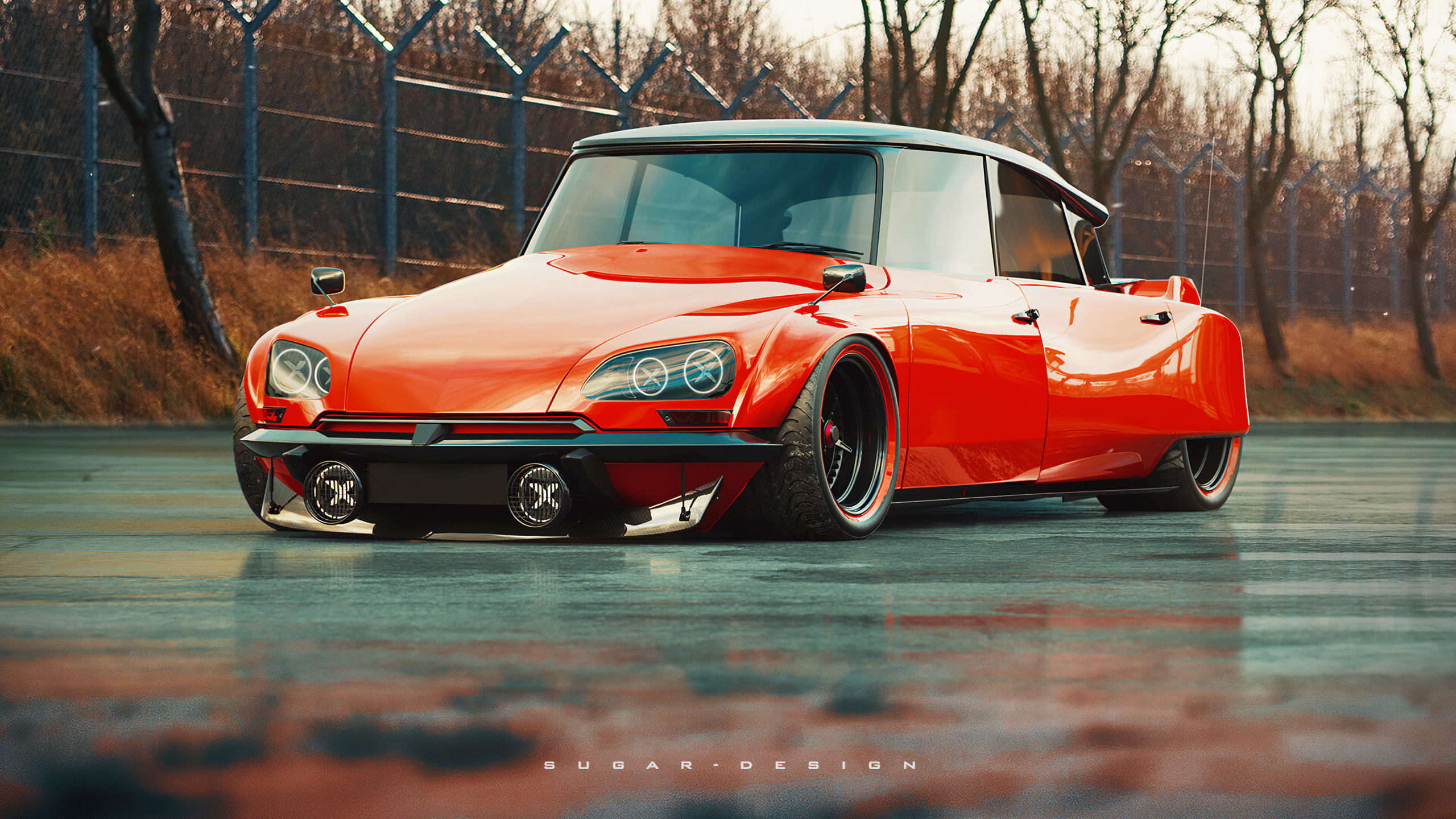 Обои citroen ds сахарное шоу, Цитрон ДС, лимон, легковые автомобили, bmw m3 в разрешении 2560x1440