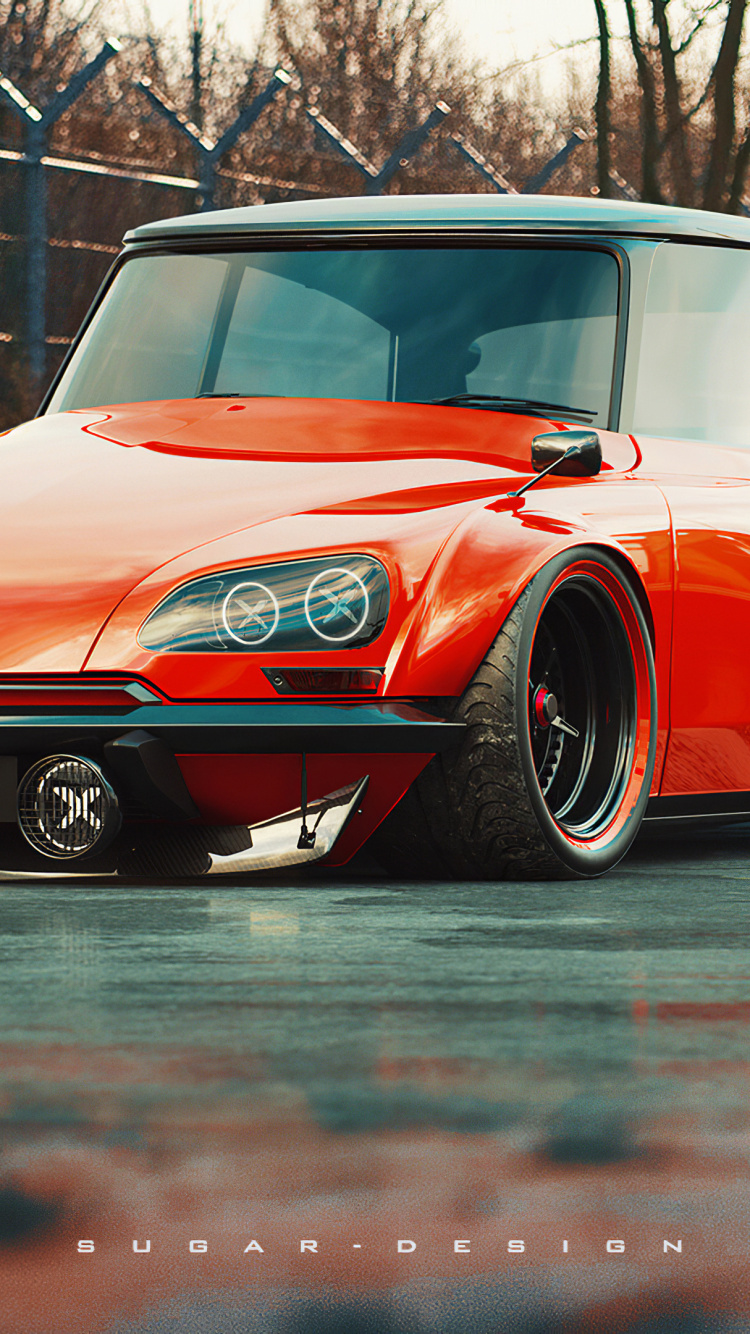 Обои citroen ds сахарное шоу, Цитрон ДС, лимон, легковые автомобили, bmw m3 в разрешении 750x1334