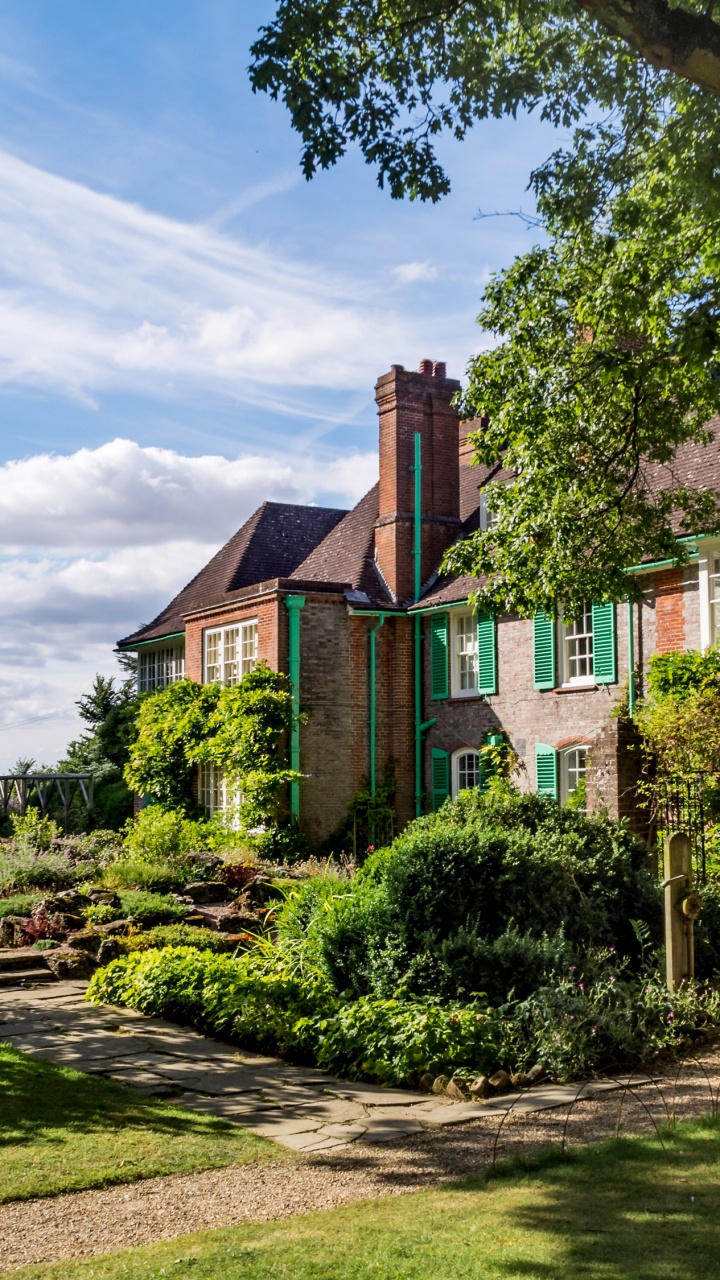 Обои Хаус, Лондон, дерево, коттедж, свойство в разрешении 720x1280