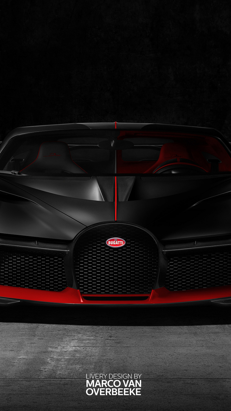 Обои Бугатти Диво, bugatti, Бугатти вейрон, авто, спорткар в разрешении 750x1334