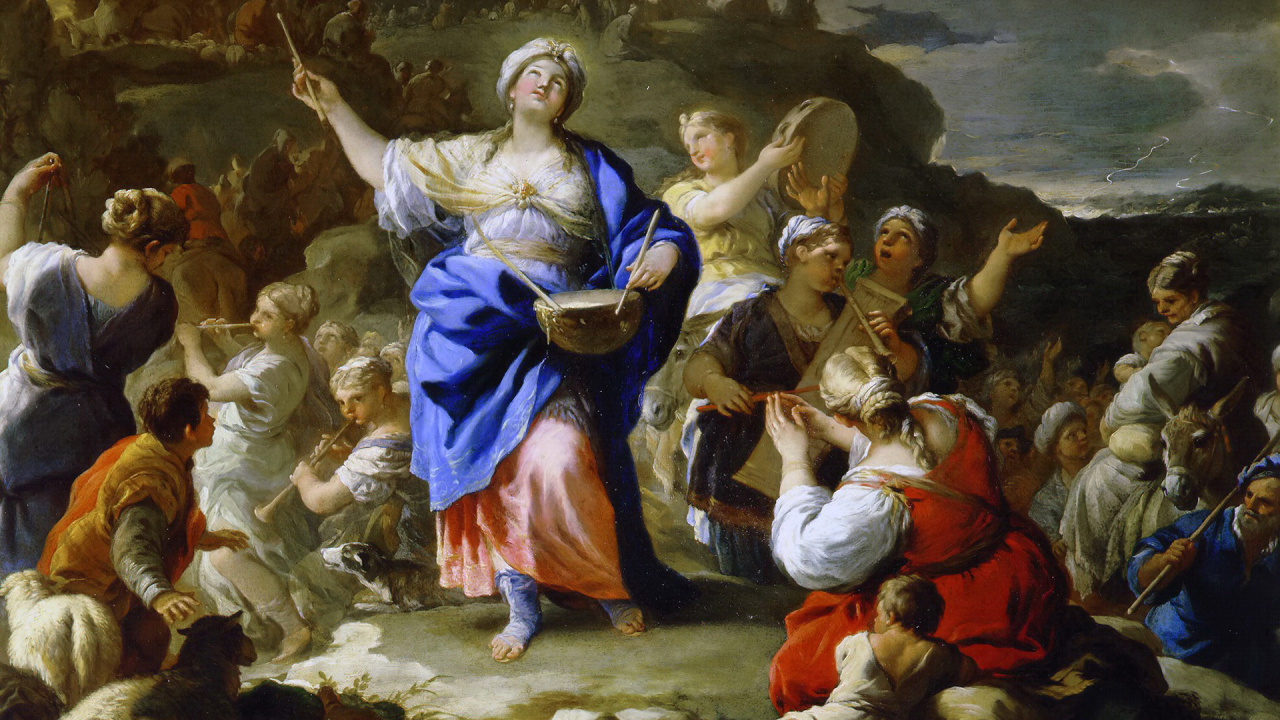 Обои живопись, мифология, пророк, гимн, религия в разрешении 1280x720