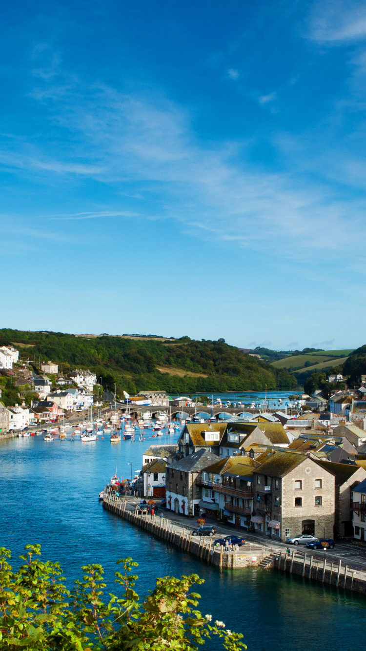 Обои городок, вода, побережье, туризм, море в разрешении 750x1334