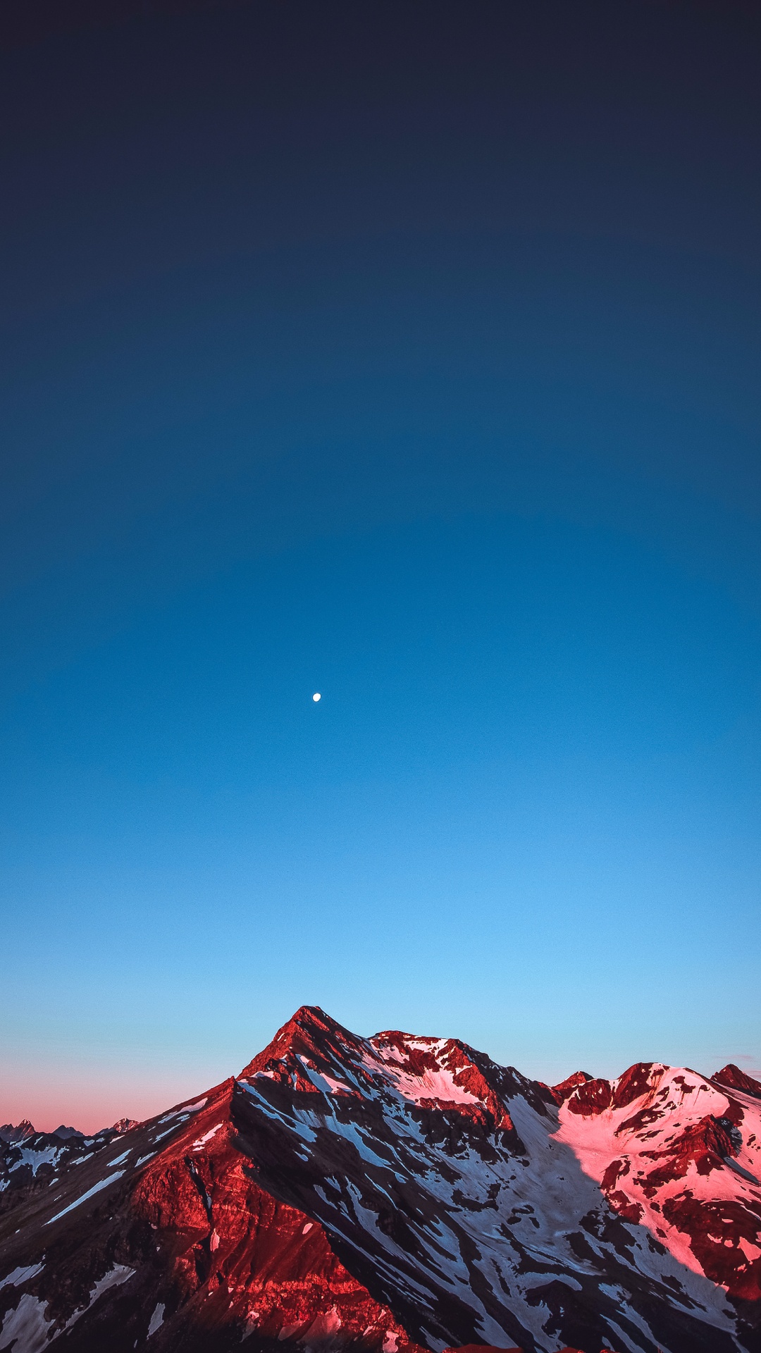 Обои горный портрет пейзаж, цветной, гора, атмосфера, природный ландшафт в разрешении 1080x1920