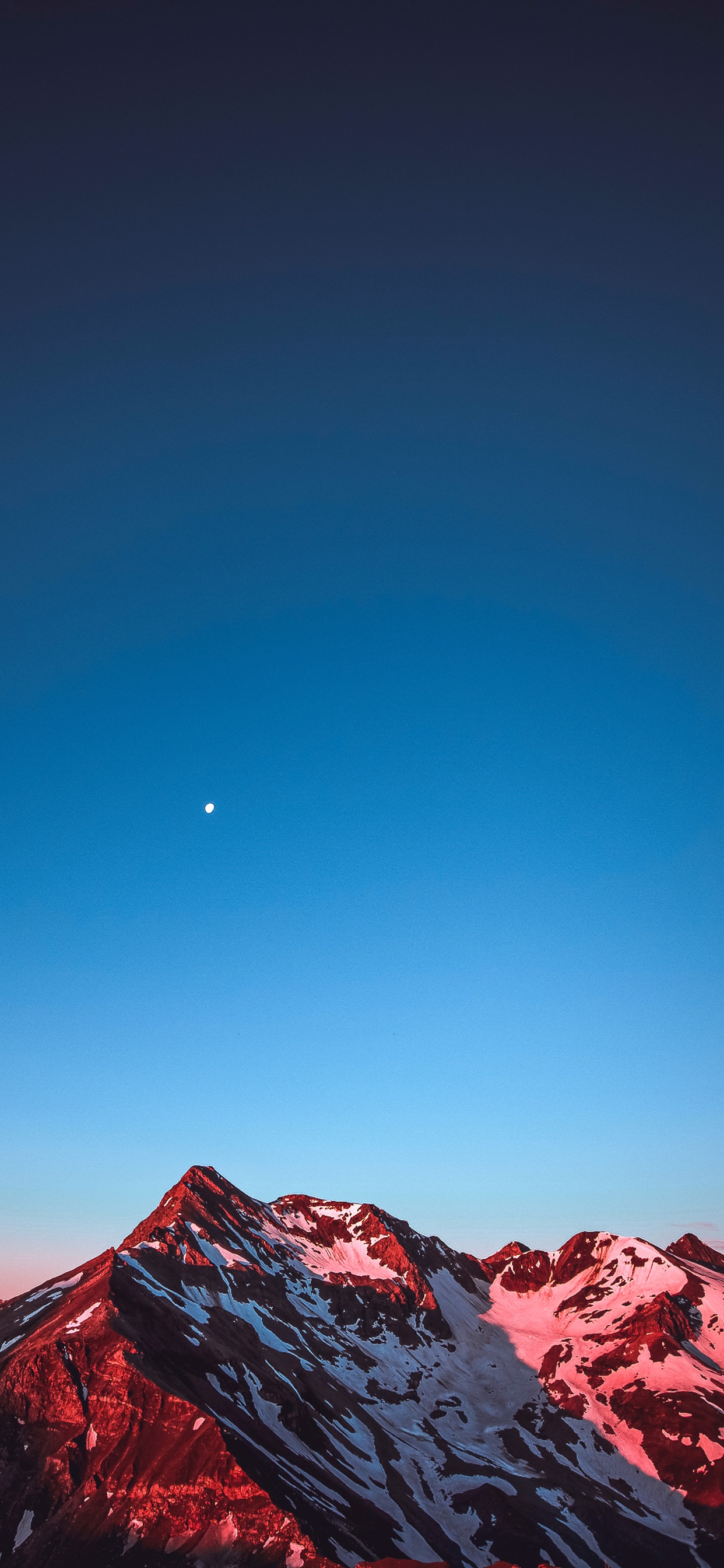 Обои горный портрет пейзаж, цветной, гора, атмосфера, природный ландшафт в разрешении 1242x2688