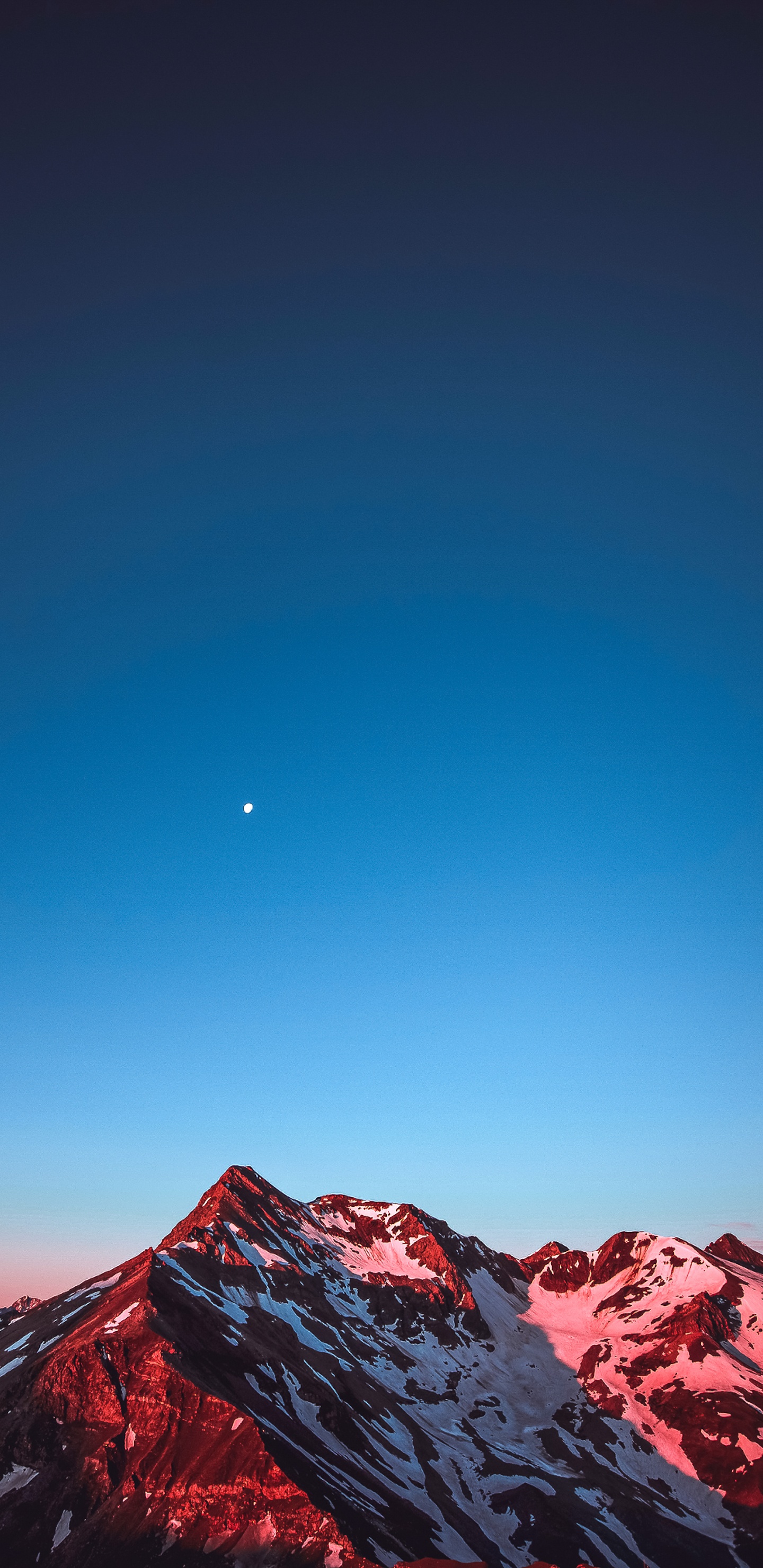 Обои горный портрет пейзаж, цветной, гора, атмосфера, природный ландшафт в разрешении 1440x2960