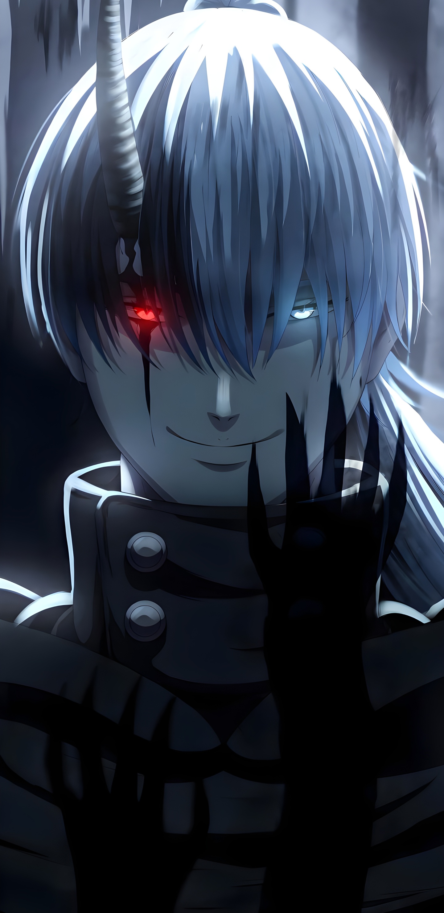 Обои аниме, черный клевер, джиу-джитсу кайсен, рукав, голова в разрешении 1440x2960