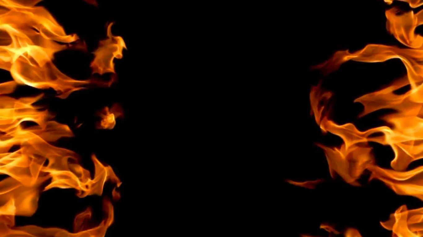 Обои пламя, коричневый цвет, лист, природа, ветвь в разрешении 1366x768