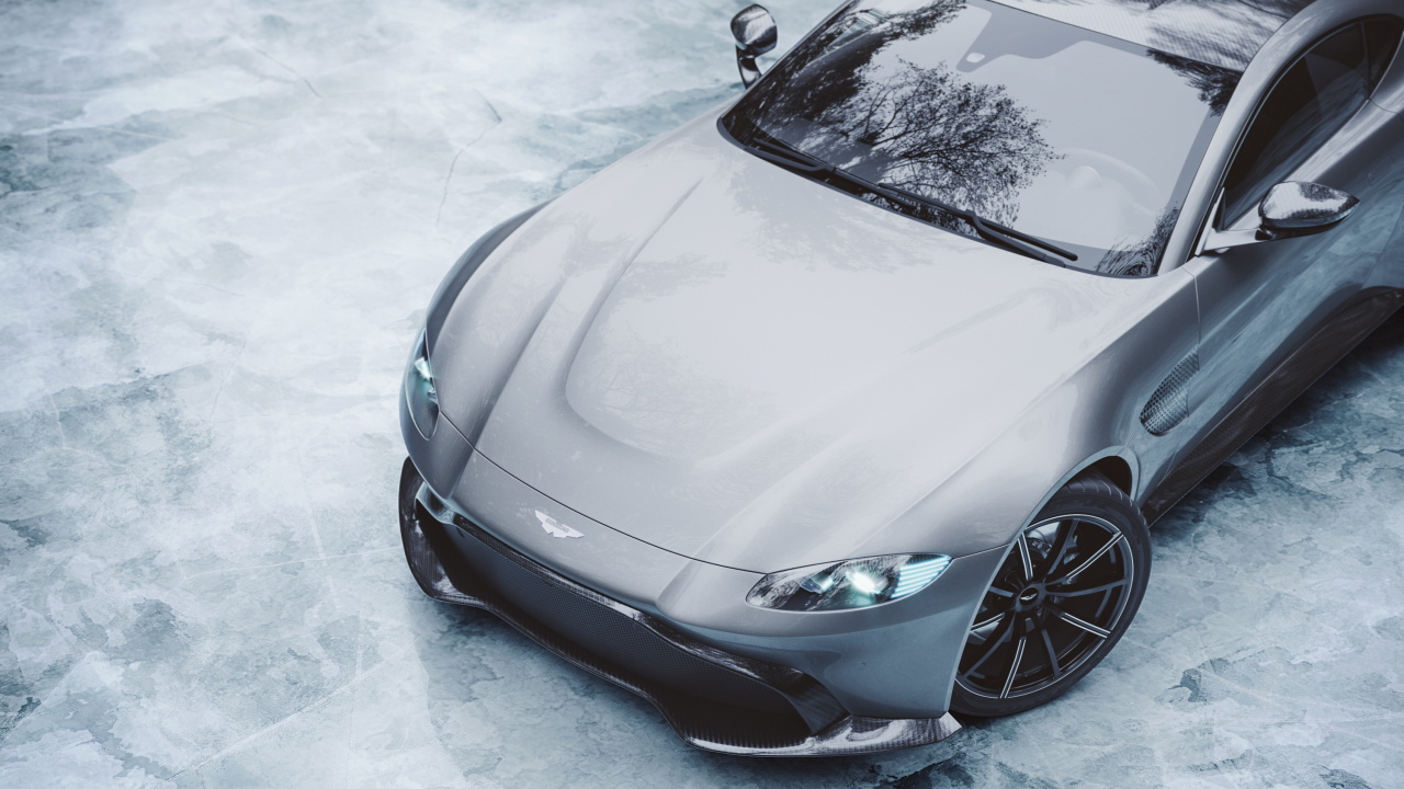 Обои Астон Мартин, авто, бампер, обод, капюшон в разрешении 1280x720