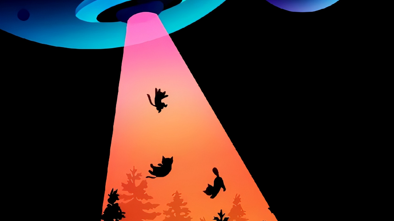 Обои свет, смартфон, атмосфера, дерево, арт в разрешении 1366x768