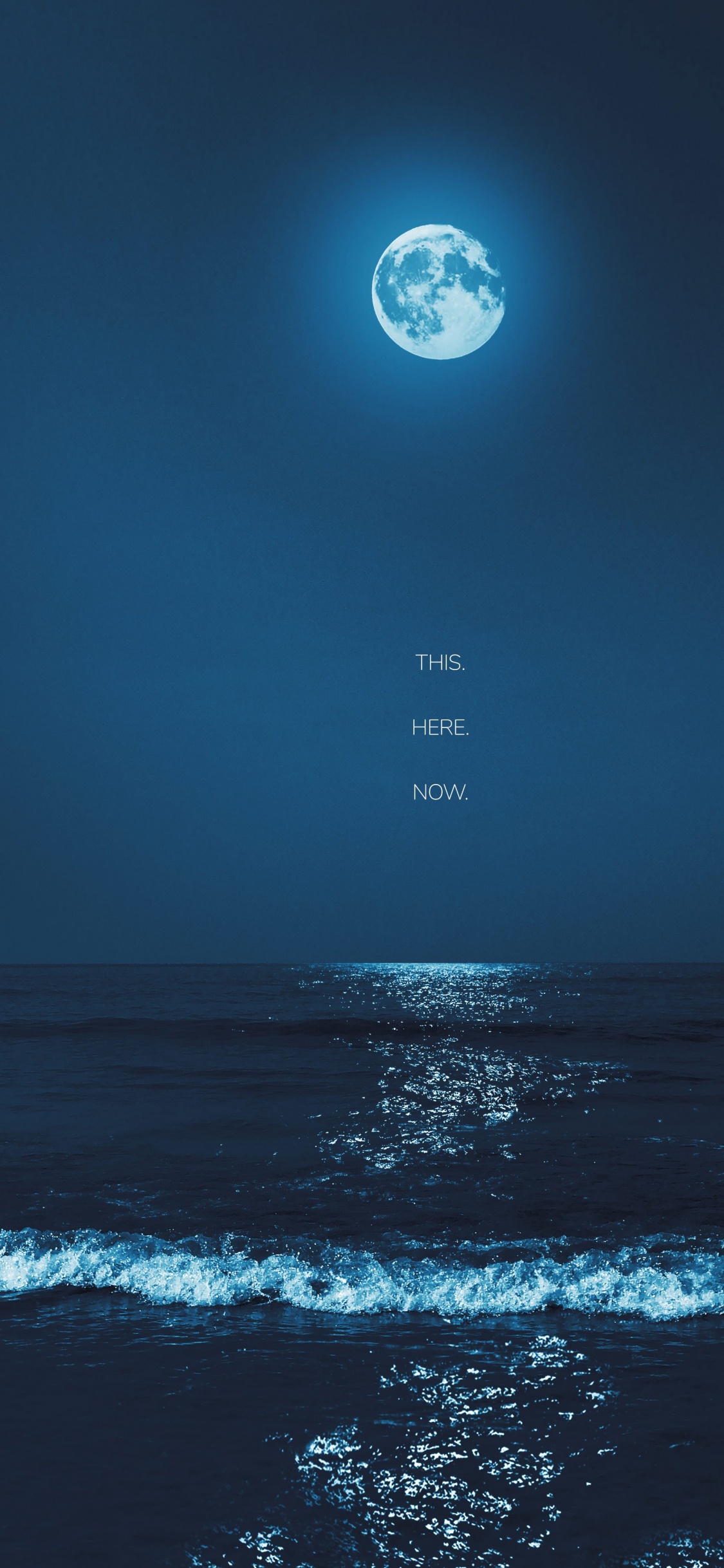 Обои море, вода, атмосфера, жидкий, синий в разрешении 1125x2436