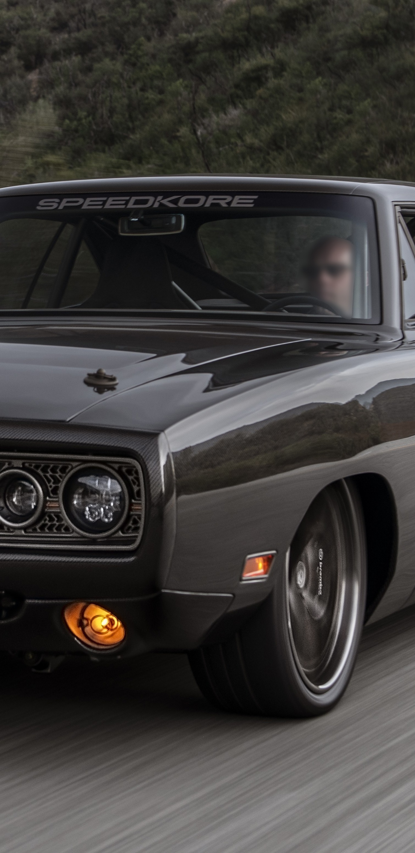 Обои dodge, мускул кар, авто, кузов купе, классический автомобиль в разрешении 1440x2960