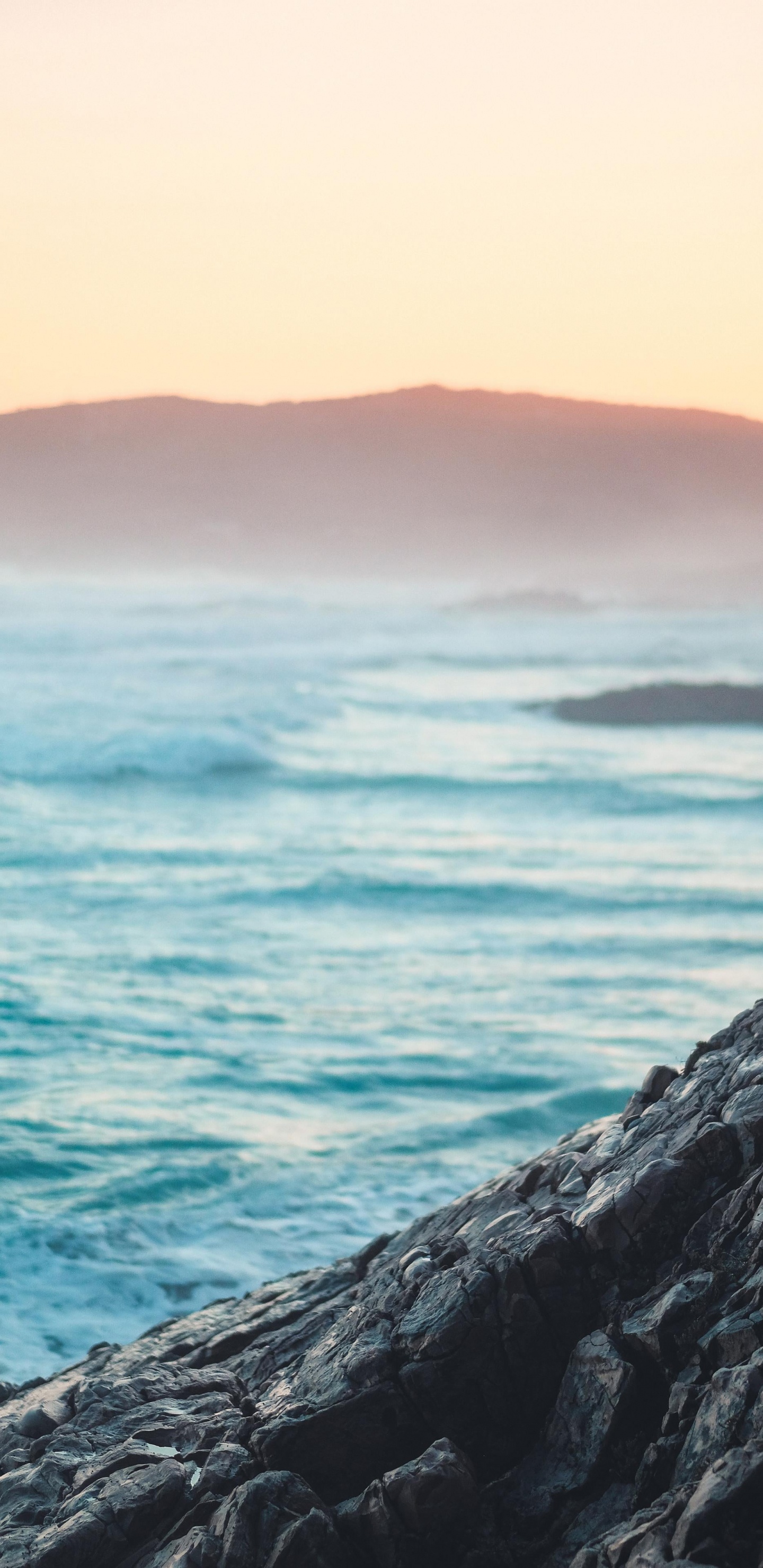 Обои пейзажи волн, океанская волна, звуки океана, волна, вода в разрешении 1440x2960