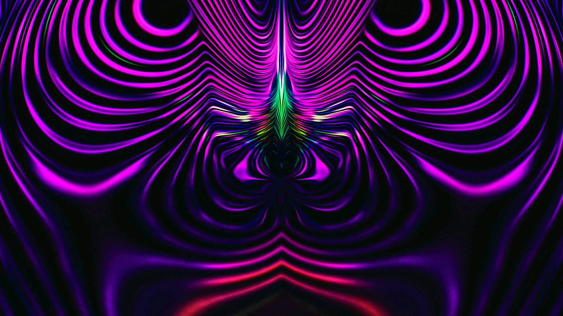 Обои фрактал, фрактальное искусство, пурпур, психоделическое искусство, Фиолетовый в разрешении 1920x1080