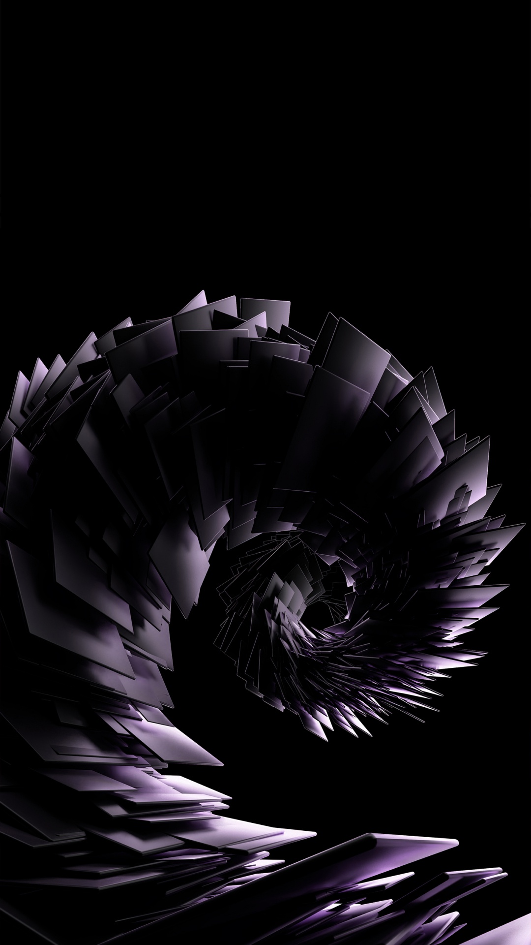 Обои пурпур, черный, вода, Фиолетовый, лепесток в разрешении 1080x1920