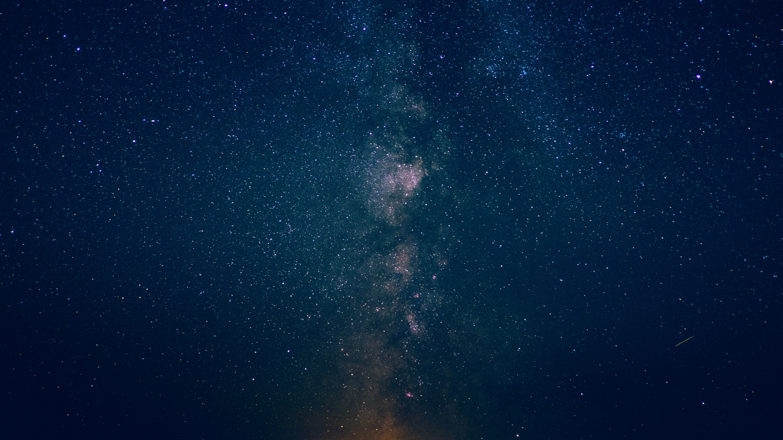Обои Галактика, синий, атмосфера, астрономический объект, ночь в разрешении 2560x1440