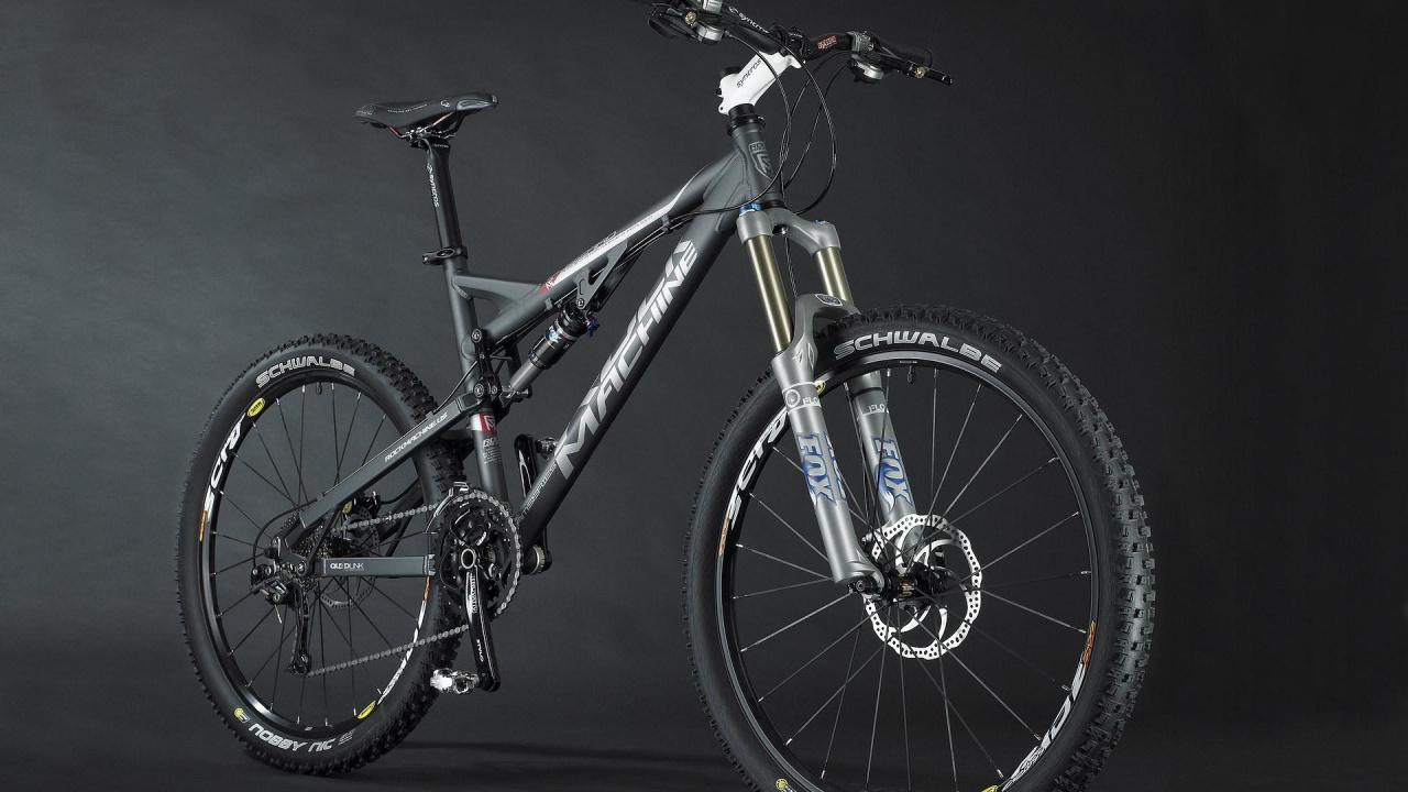 Обои велосипед, серый, спортивный, занятие спортом, металл в разрешении 1280x720