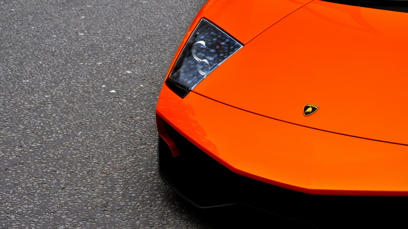 Обои Апельсин, lamborghini gallardo, Ламборджини, Lamborghini Murcilago, авто в разрешении 1366x768