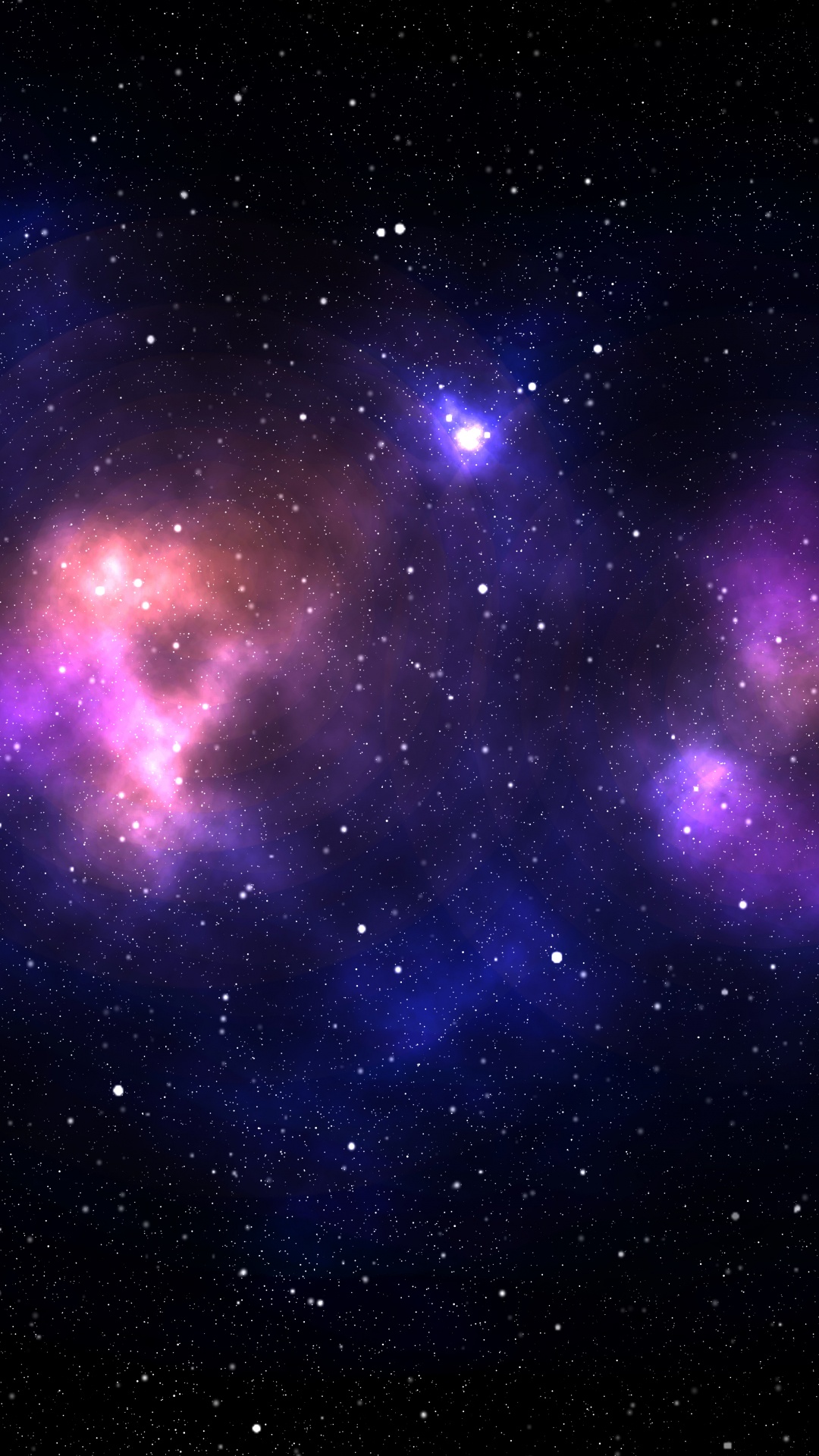 Обои туманность, звезда, Галактика, Туманность Ориона, Млечный Путь в разрешении 1080x1920