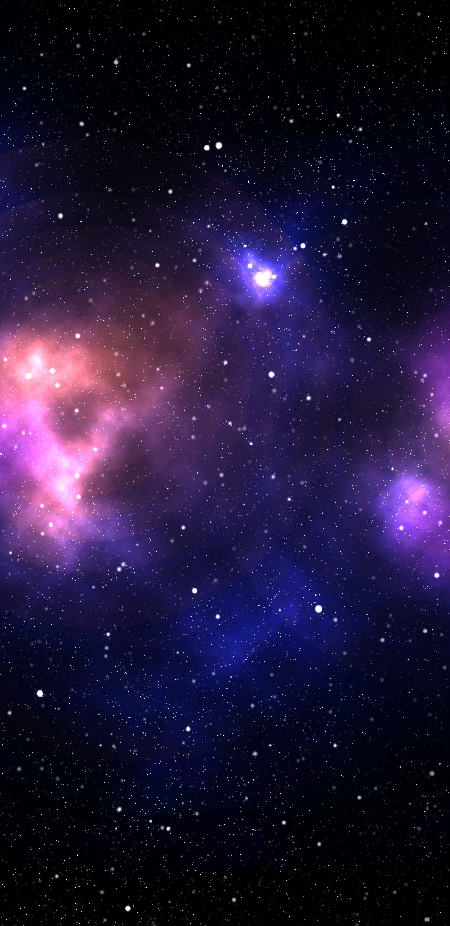 Обои туманность, звезда, Галактика, Туманность Ориона, Млечный Путь в разрешении 1440x2960