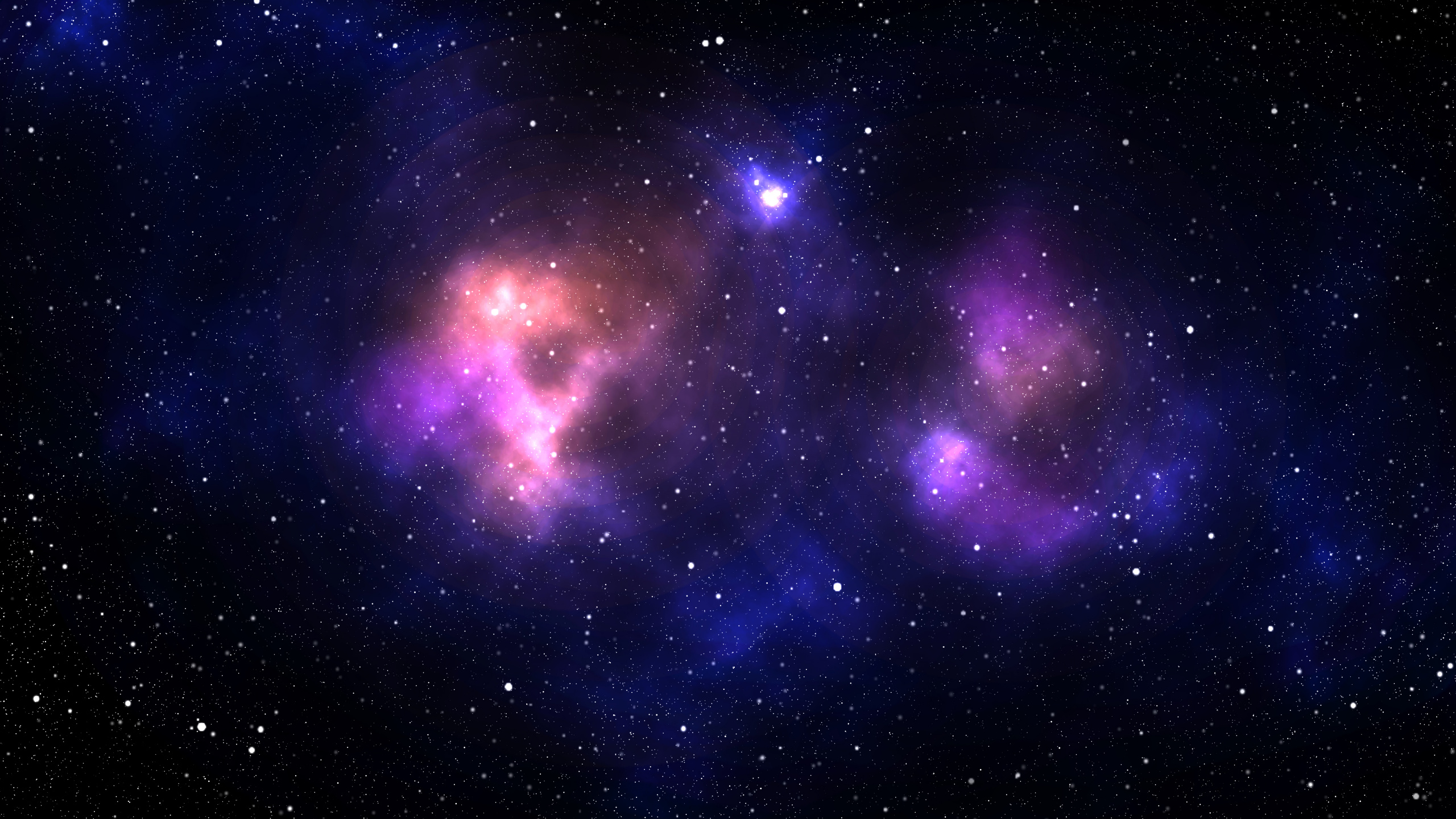 Обои туманность, звезда, Галактика, Туманность Ориона, Млечный Путь в разрешении 2560x1440