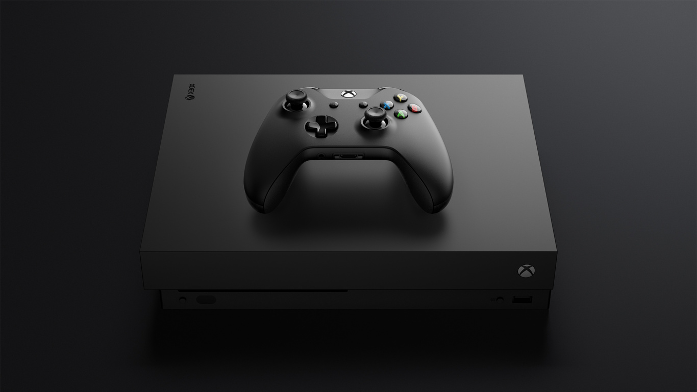 Обои Xbox One X, Для Microsoft Xbox Один Х, Microsoft Xbox One S, Корпорация Microsoft, гаджет в разрешении 1366x768