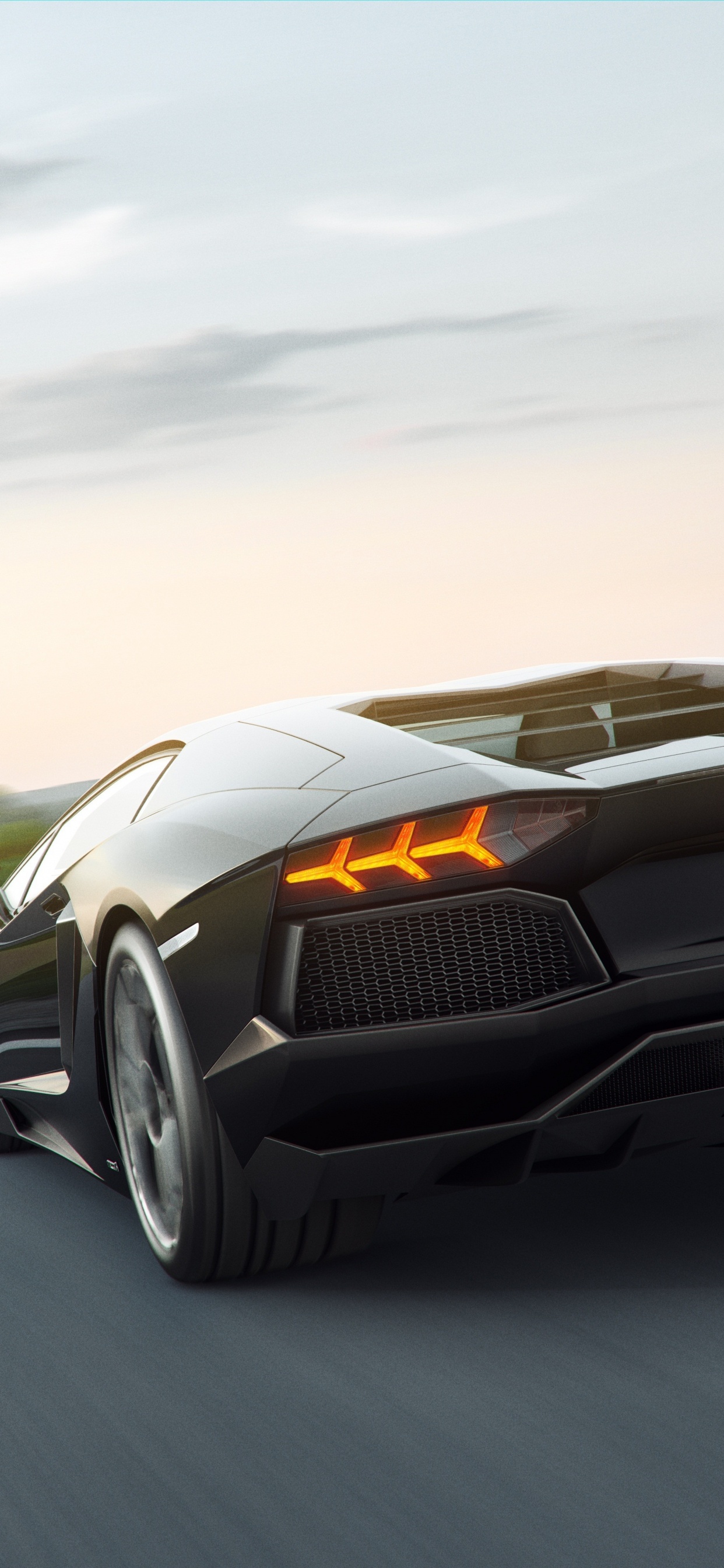 Обои Ламборджини, суперкар, авто, спорткар, Ламборгини авентадор в разрешении 1242x2688