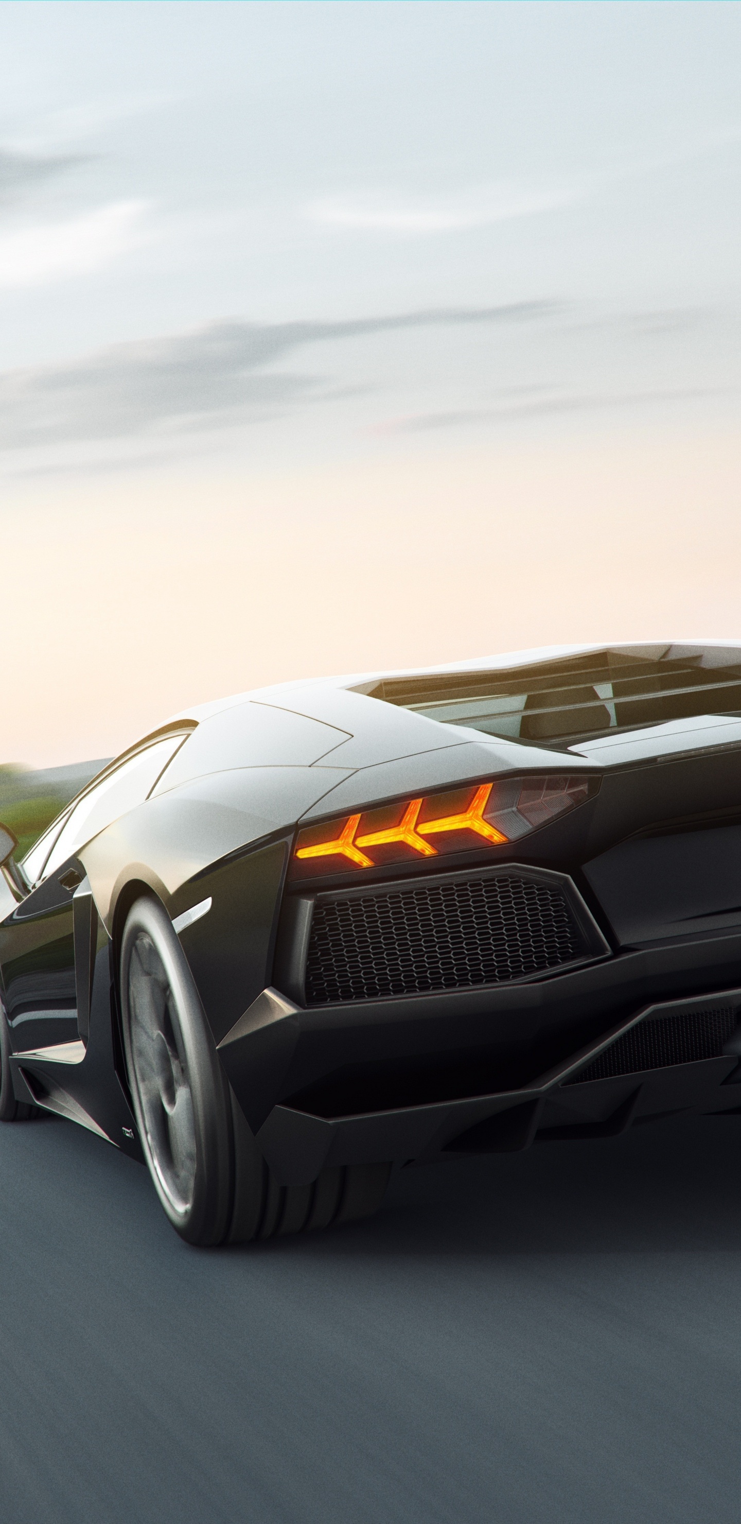 Обои Ламборджини, суперкар, авто, спорткар, Ламборгини авентадор в разрешении 1440x2960