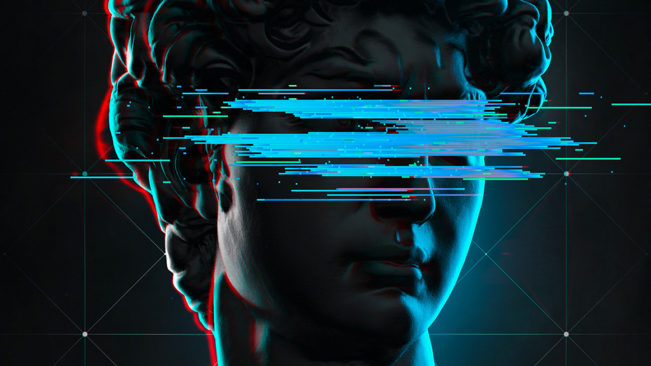 Обои символ статуса, символ, арт, электрик, звуковое оборудование в разрешении 1280x720