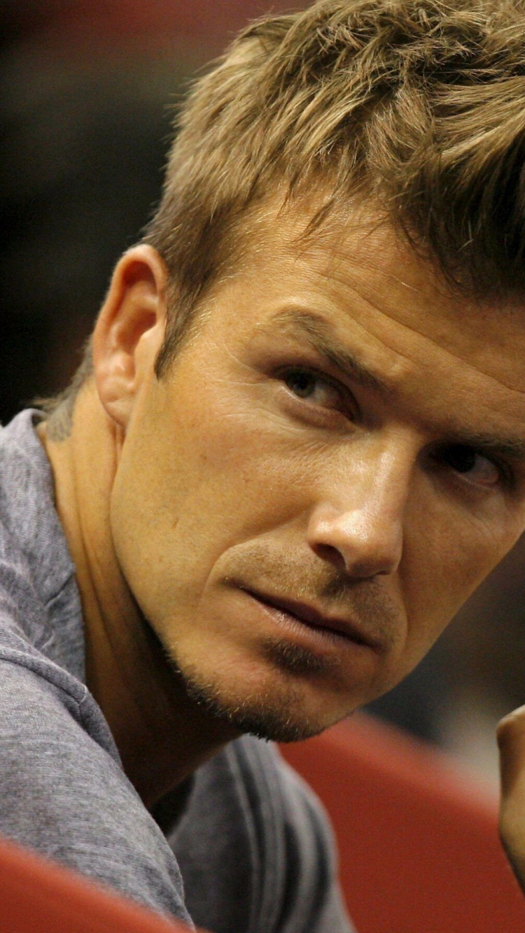 Обои Дэвид Бекхэм, подбородок, лоб, игрок, футболист в разрешении 750x1334