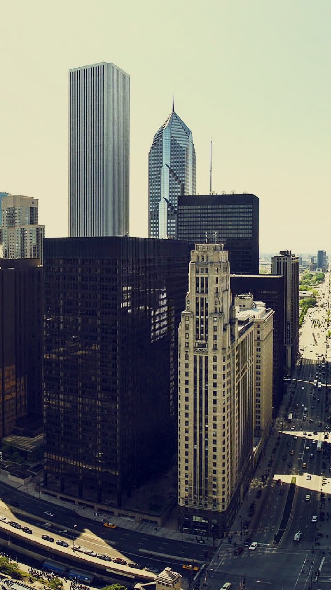 Обои небоскреб, архитектура, город, городской пейзаж, городской район в разрешении 1080x1920