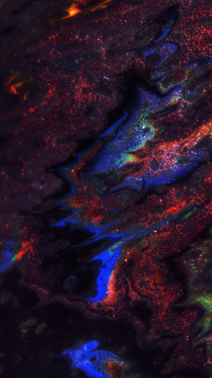 Обои природа, земля, пурпур, пурпурный цвет, арт в разрешении 720x1280