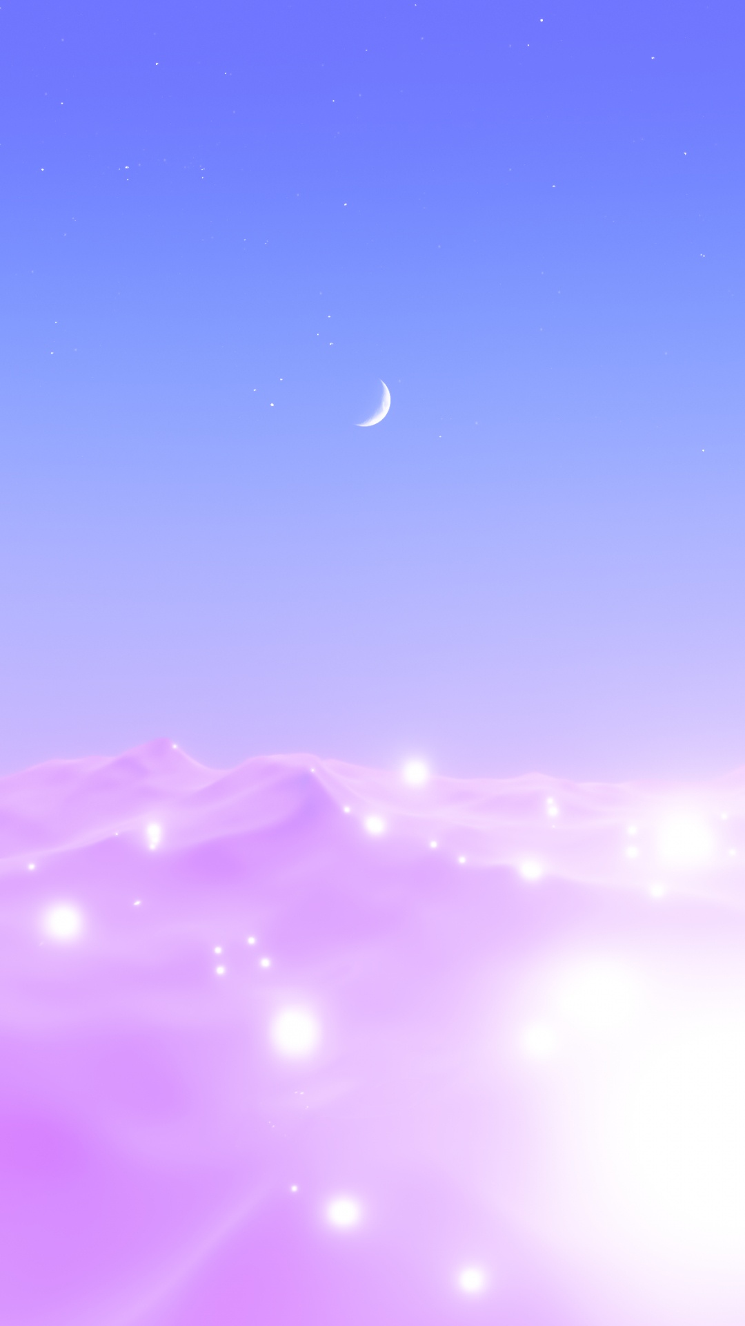 Обои яблоко, Apple Watch, облако, атмосфера, луна в разрешении 1080x1920