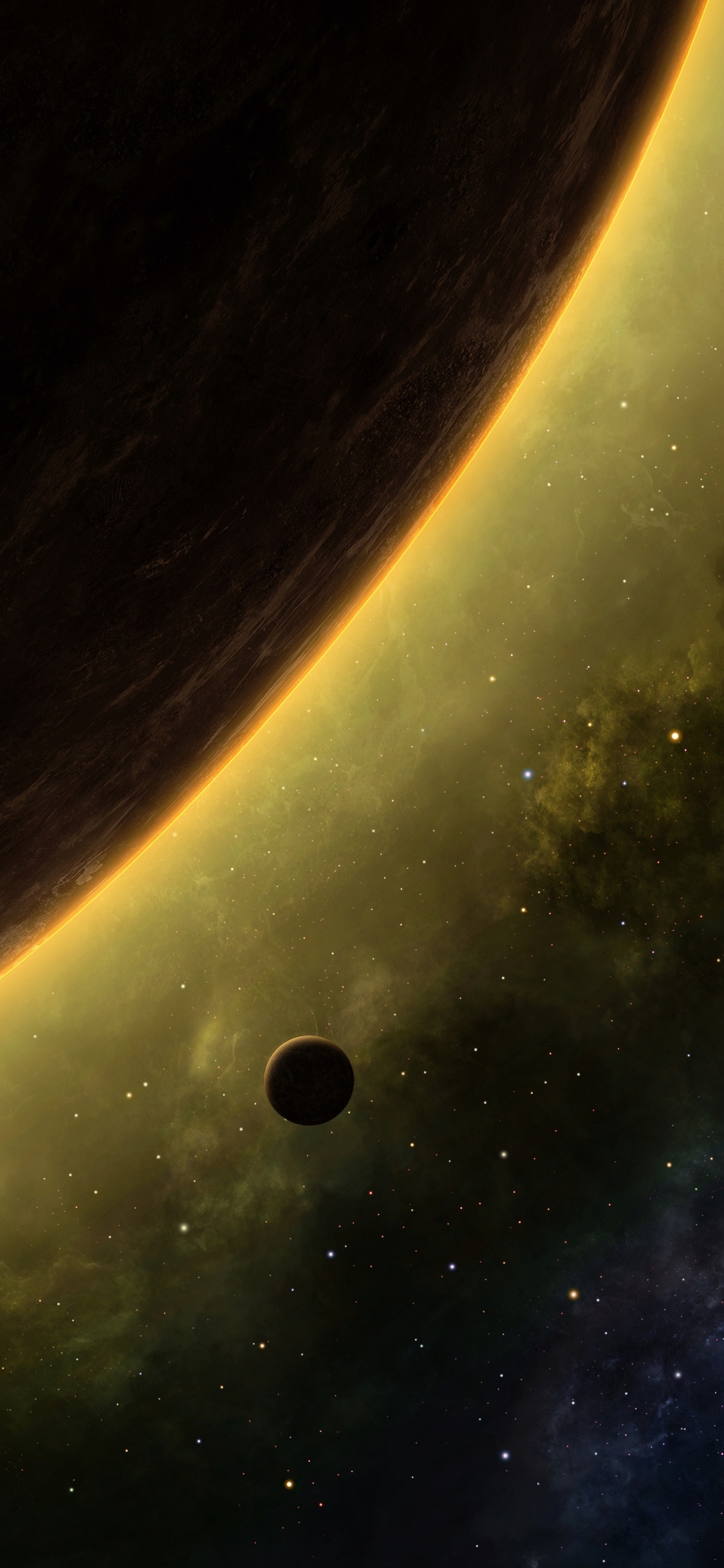 Обои атмосфера, Астрономия, космос, космическое пространство, земля в разрешении 1125x2436