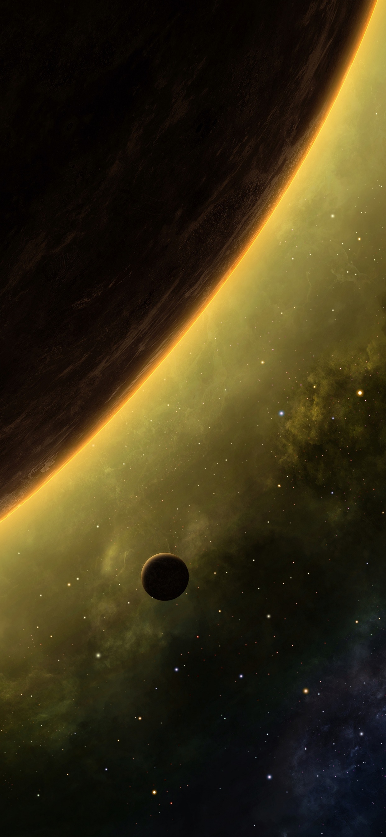 Обои атмосфера, Астрономия, космос, космическое пространство, земля в разрешении 1242x2688