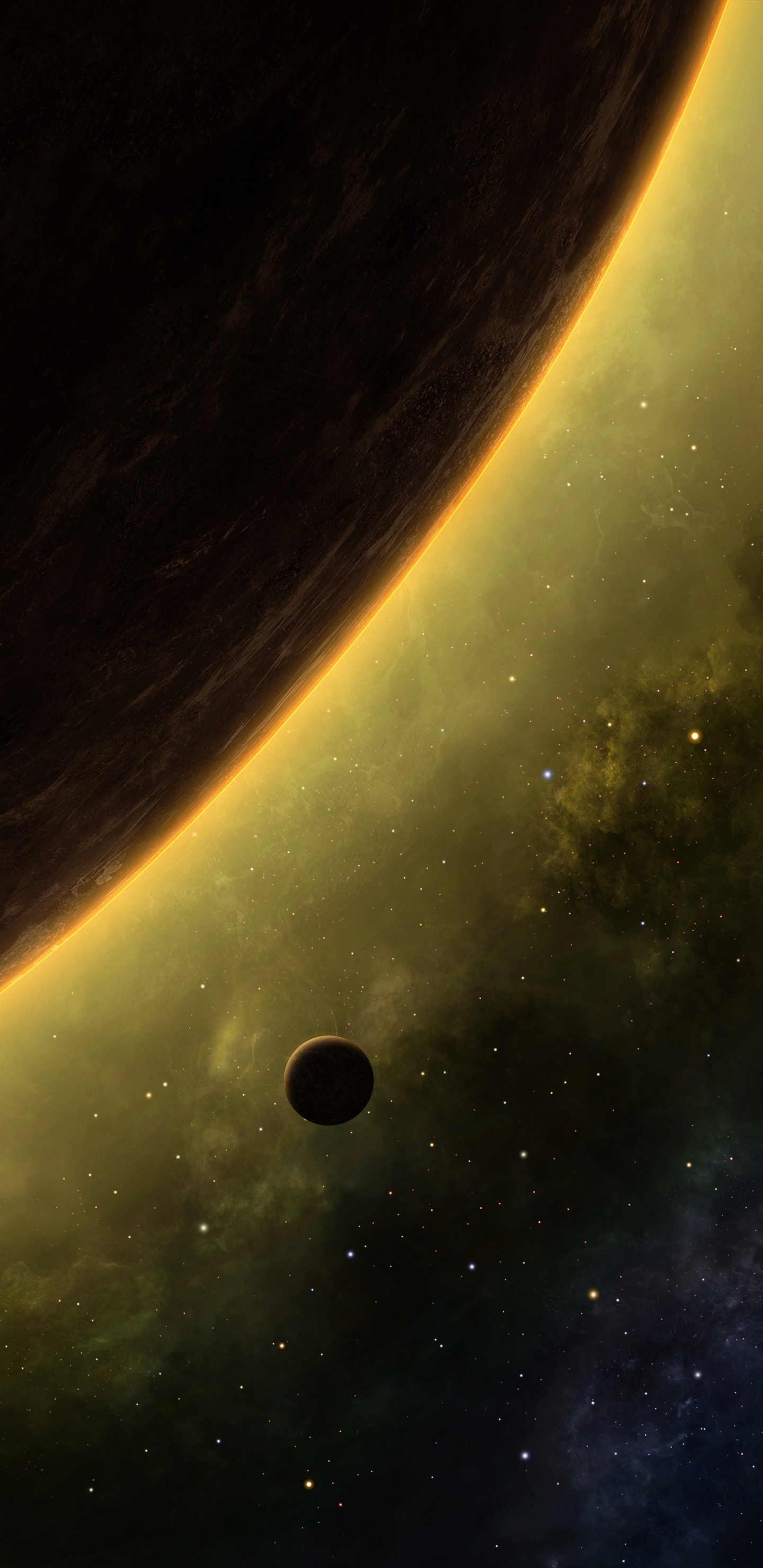 Обои атмосфера, Астрономия, космос, космическое пространство, земля в разрешении 1440x2960