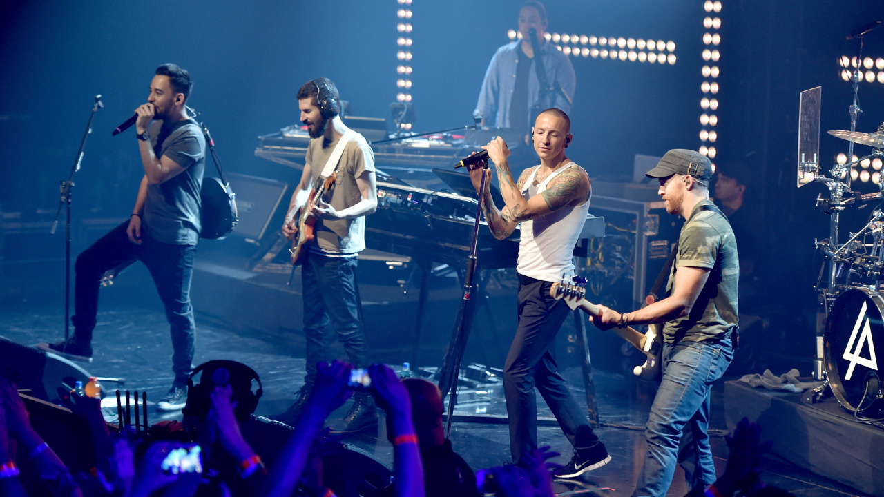 Обои Линкин Парк, альтернативный рок, Представление, развлечение, театральное искусство в разрешении 1280x720