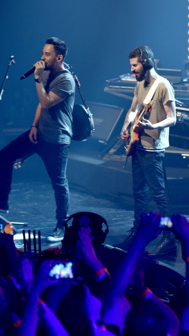 Обои Линкин Парк, альтернативный рок, Представление, развлечение, театральное искусство в разрешении 720x1280