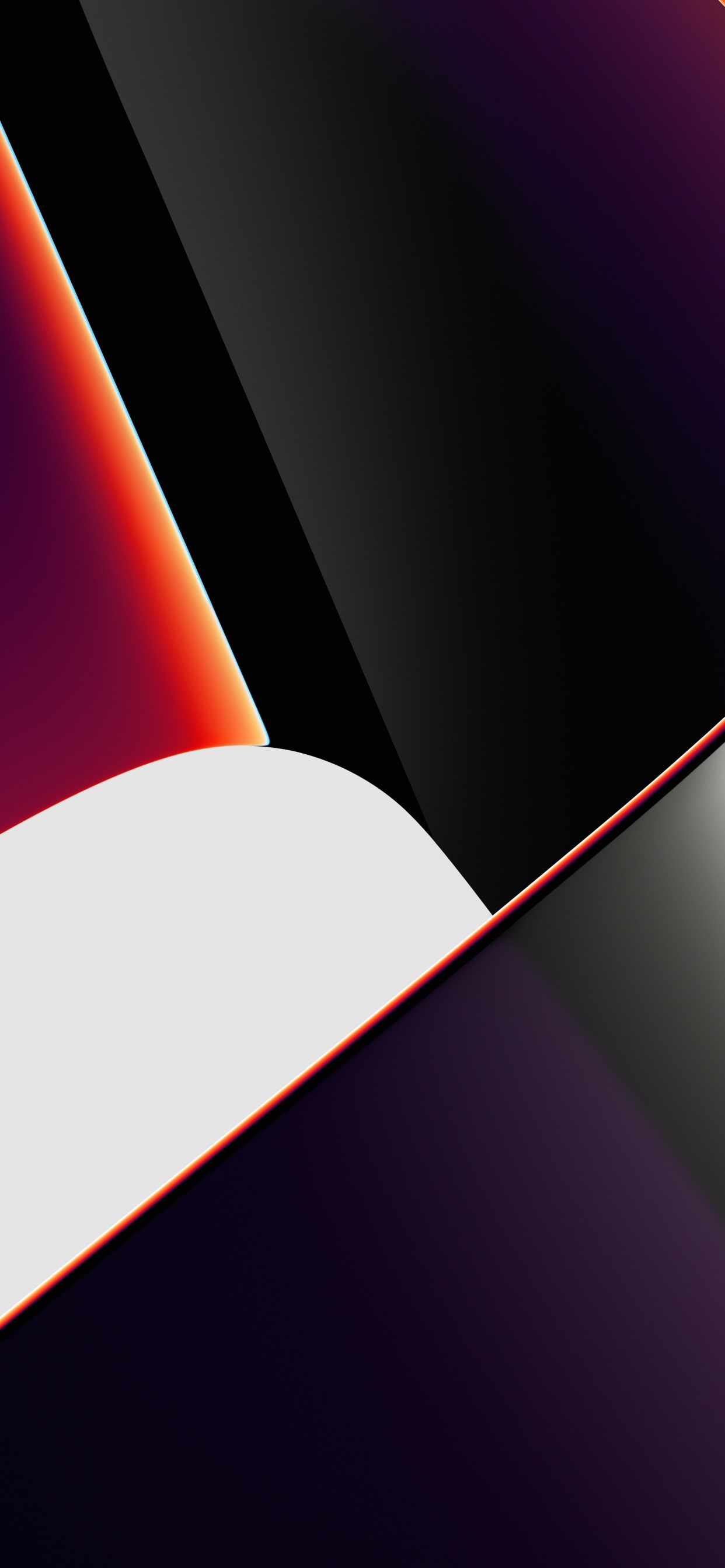 Обои New 2021 MacBook Pro (Chroma-Red) Оригинальные обои в Ultra HD в разрешении 1242x2688