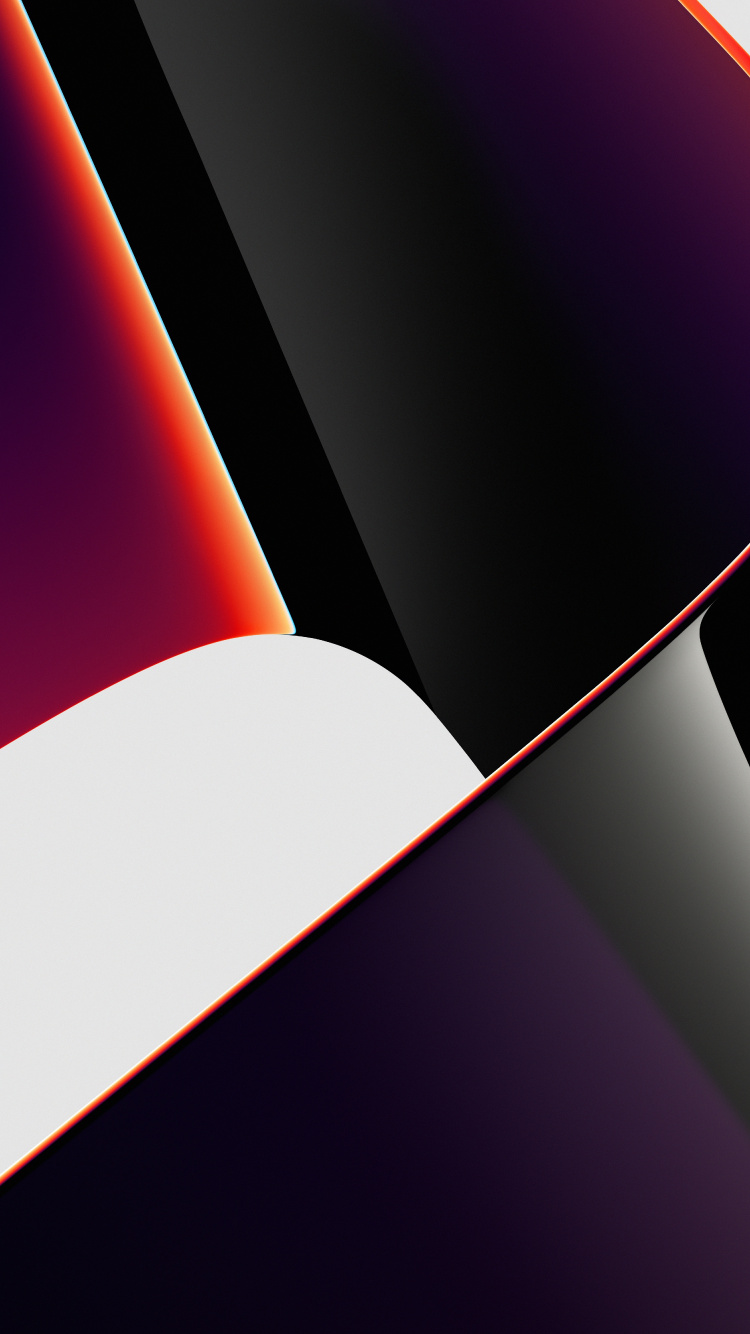 Обои New 2021 MacBook Pro (Chroma-Red) Оригинальные обои в Ultra HD в разрешении 750x1334