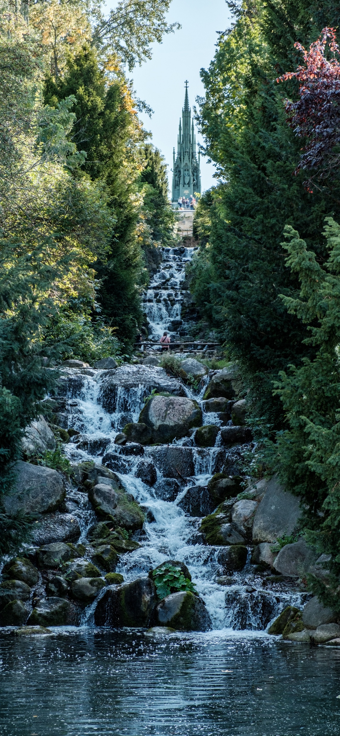 Обои водоем, природный ландшафт, природа, гидроресурсы, вода в разрешении 1125x2436