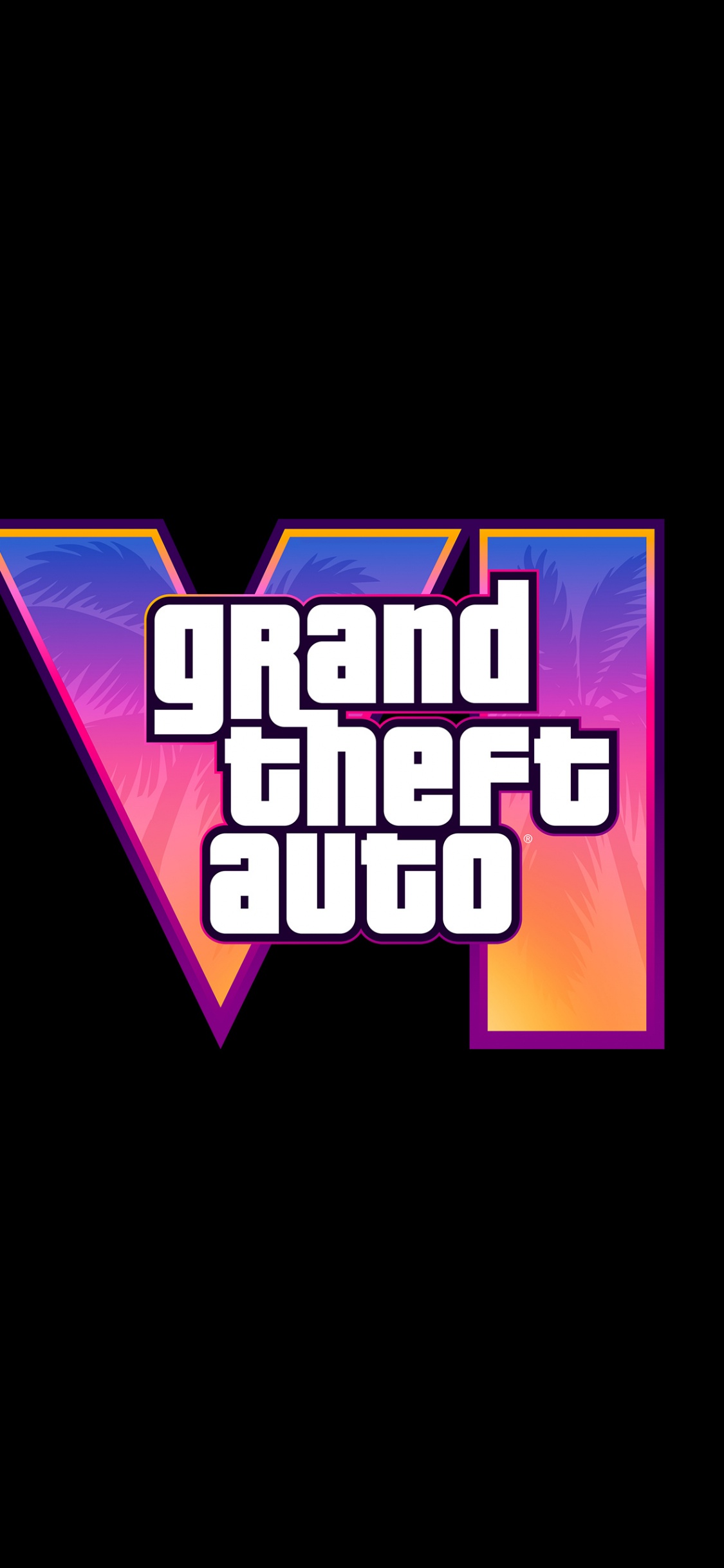 Обои grand theft auto, гта 6, Гта ВИ, графический дизайн, иллюстрация в разрешении 1125x2436