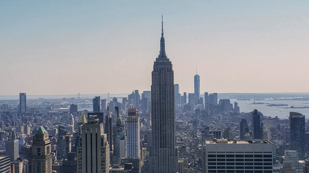 Обои Manhattan View, Empire State Building в разрешении 1280x720