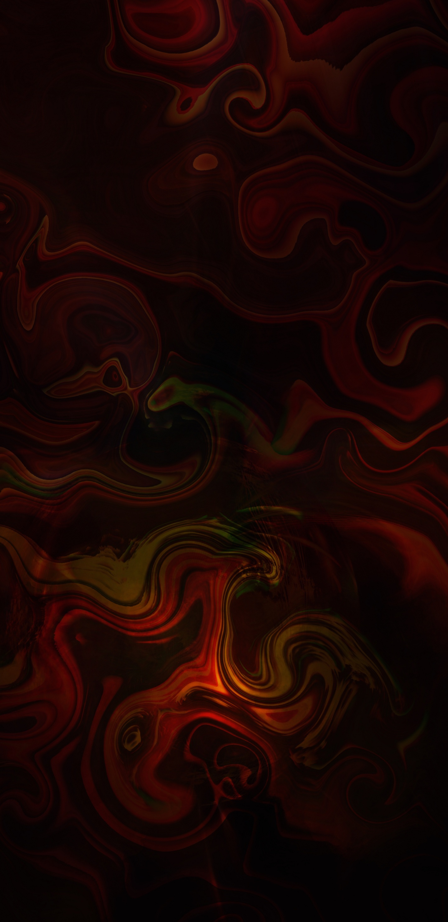 Обои фрактальное искусство, визуальное искусство, арт, коричневый цвет, Янтарь в разрешении 1440x2960