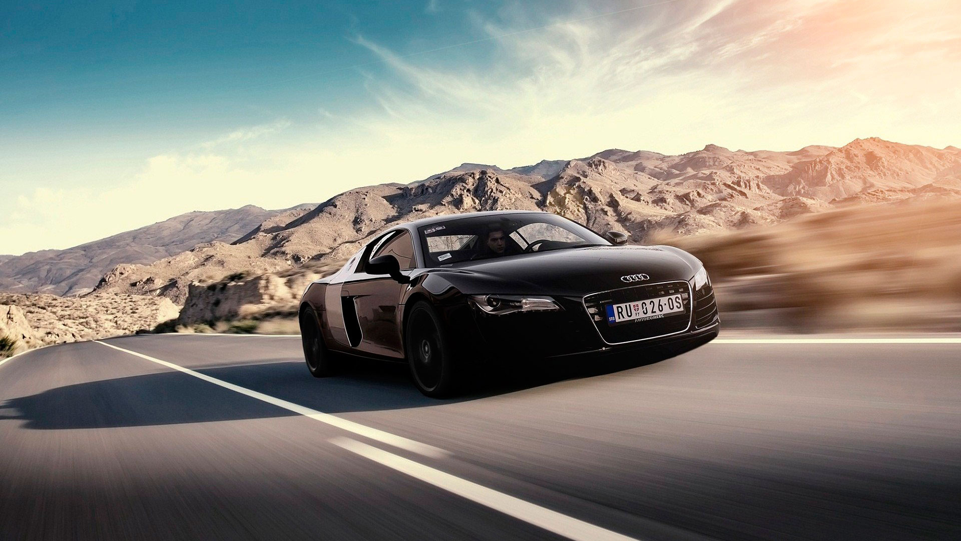 Обои audi, авто, спорткар, спортивный автомобиль, двигатель V10 в разрешении 1920x1080