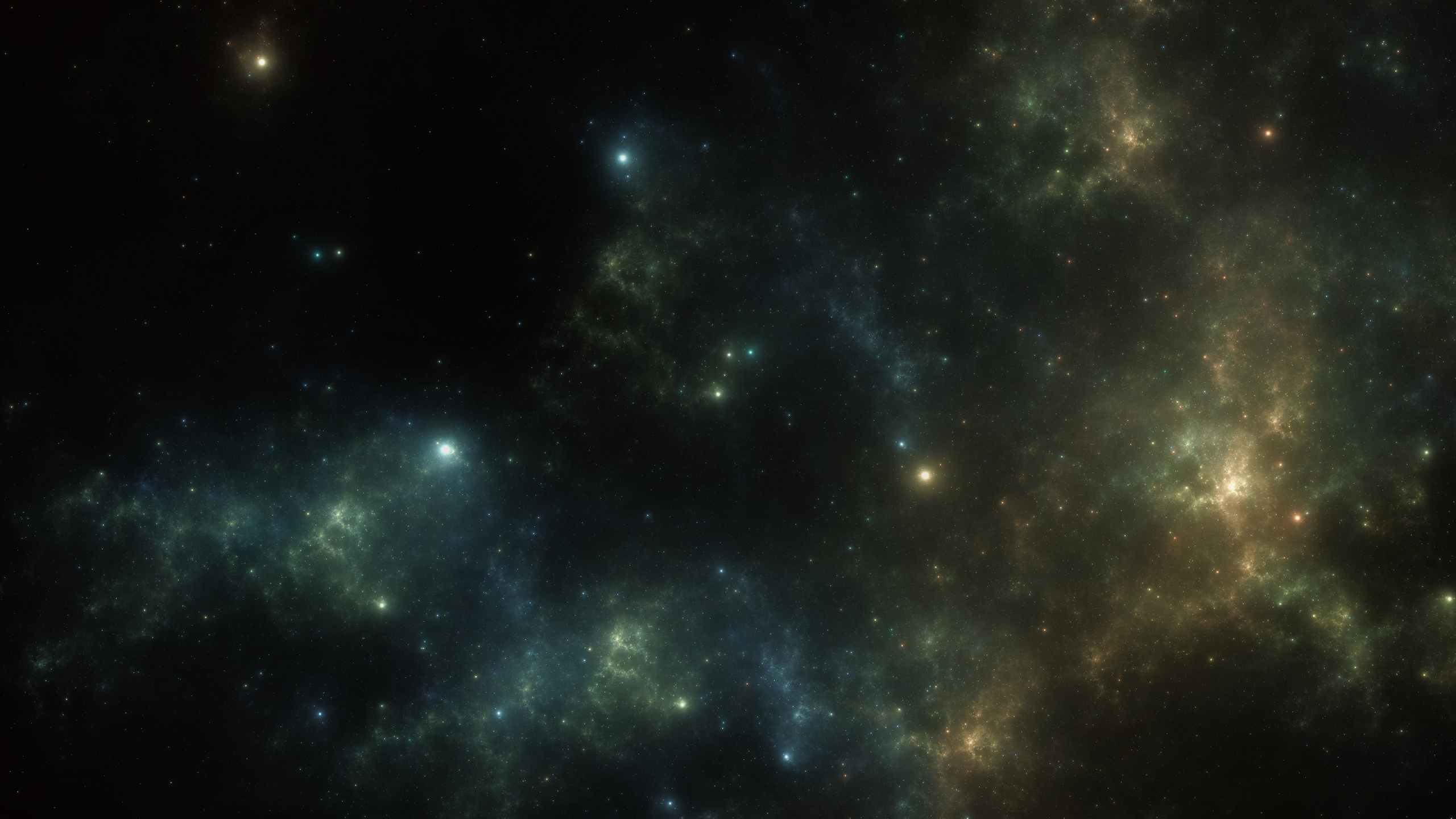 Обои туманность, космическое пространство, природа, атмосфера, астрономический объект в разрешении 2560x1440