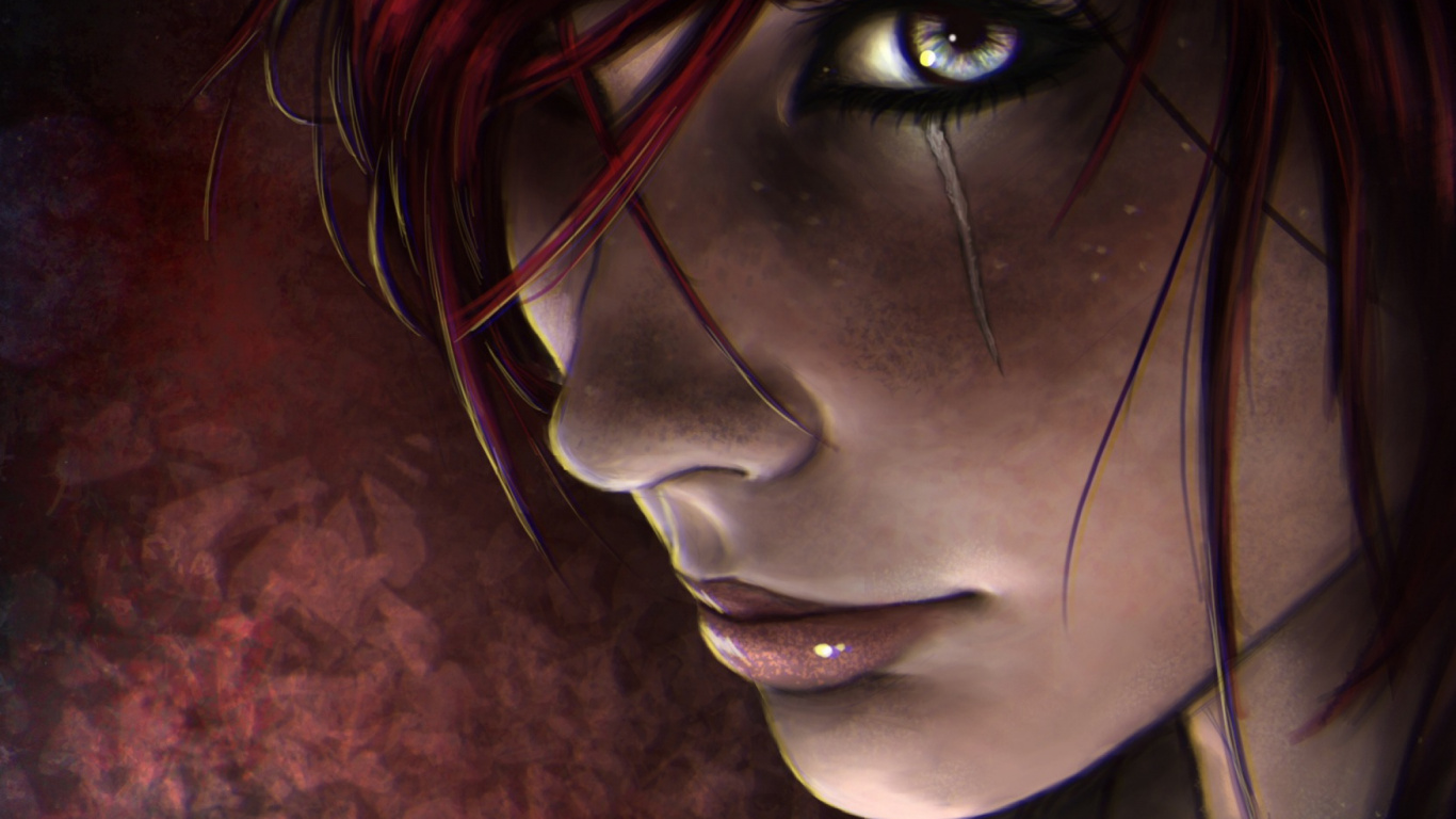 Обои красота, нос, бровь, брови, Лига легенд в разрешении 1366x768