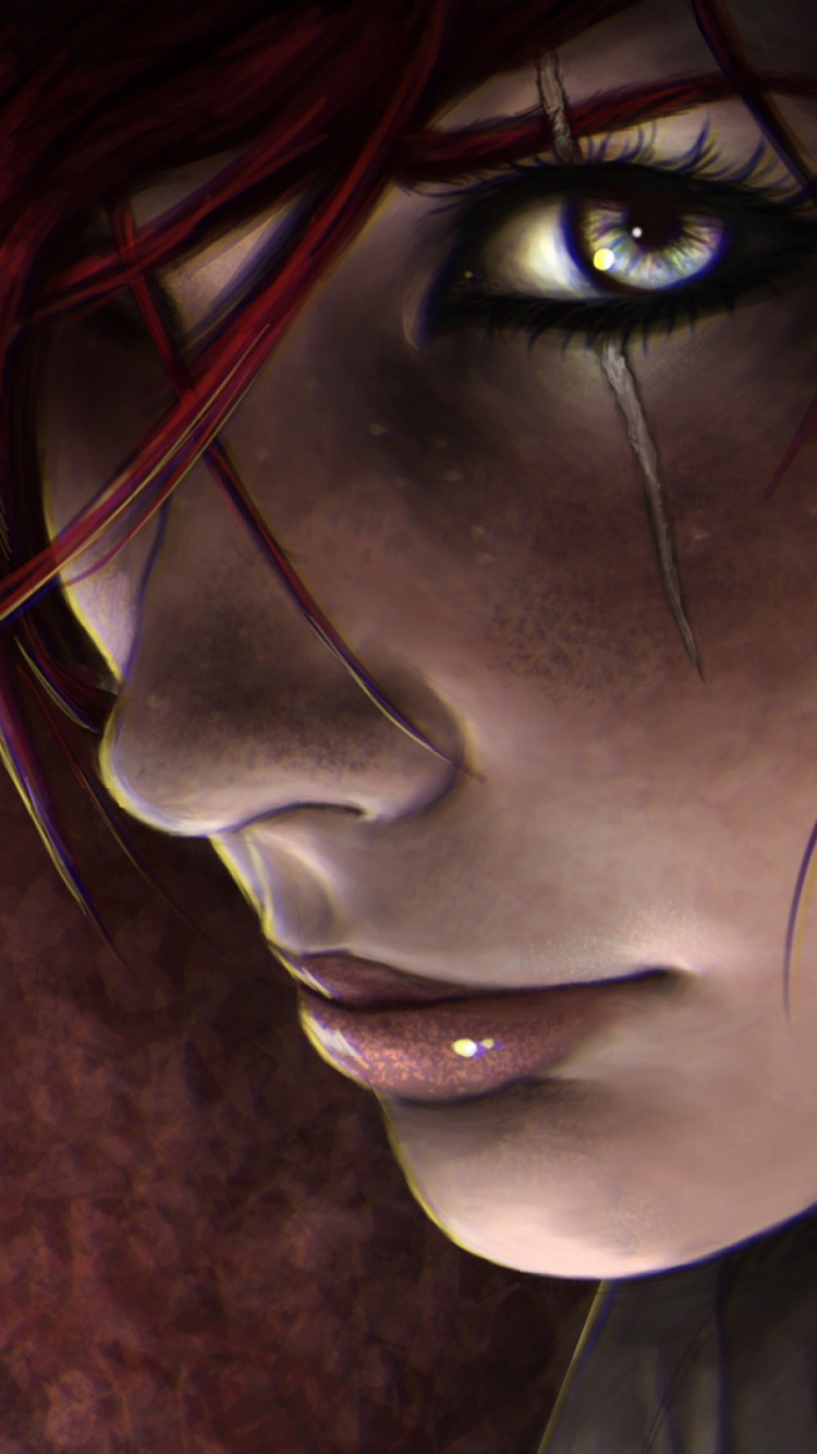 Обои красота, нос, бровь, брови, Лига легенд в разрешении 750x1334