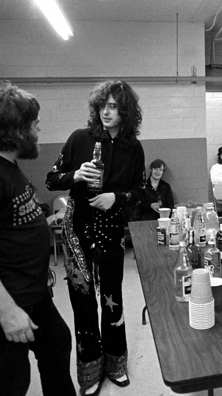 Обои лед Зеппелин, Роберт Плант, снимок, забава, социальная группа в разрешении 750x1334